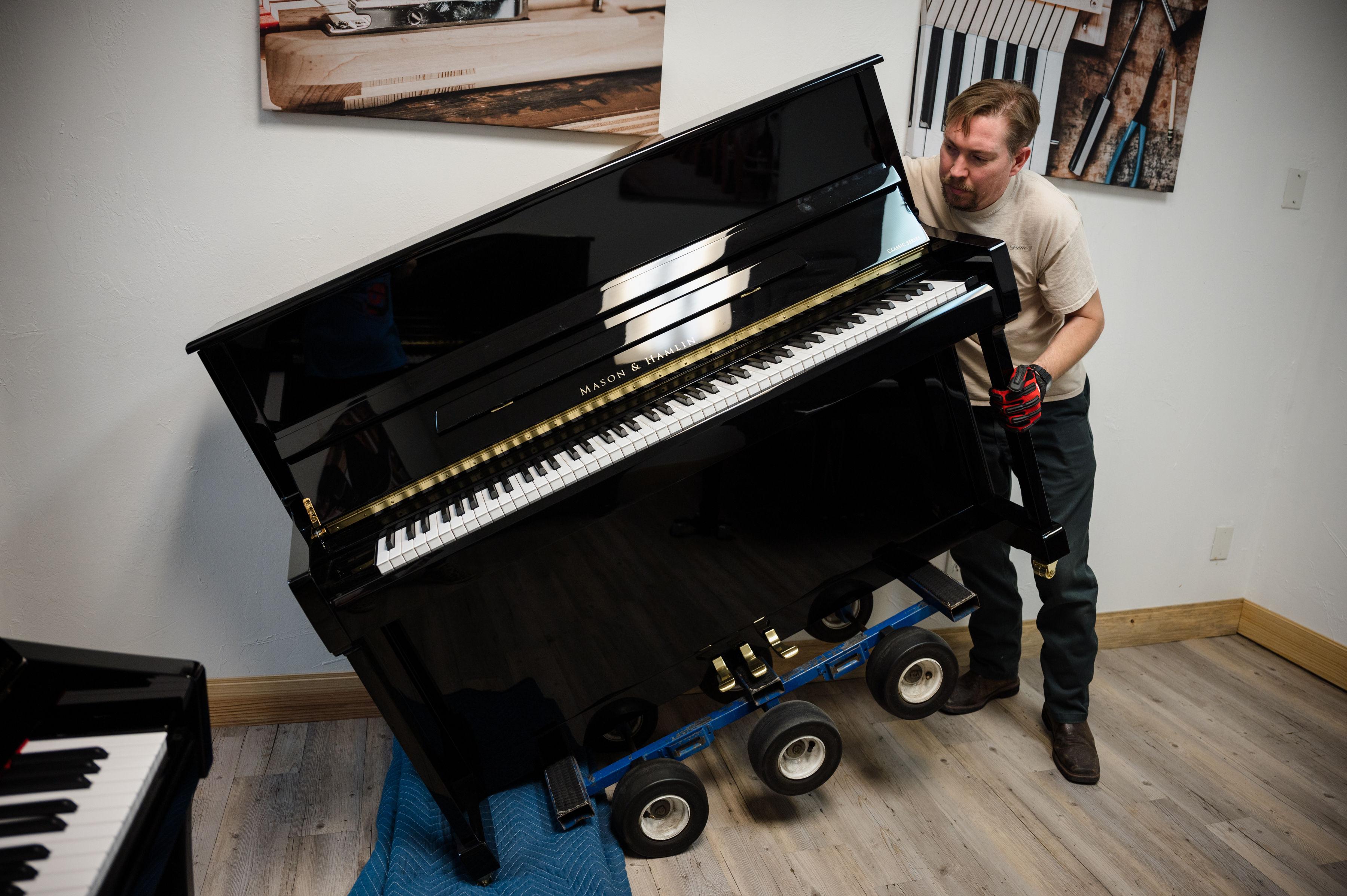 Jordan Moving a Piano