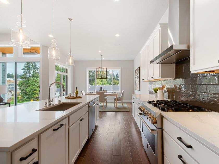 Well-designed kitchens offer plenty of counter and cabinet space