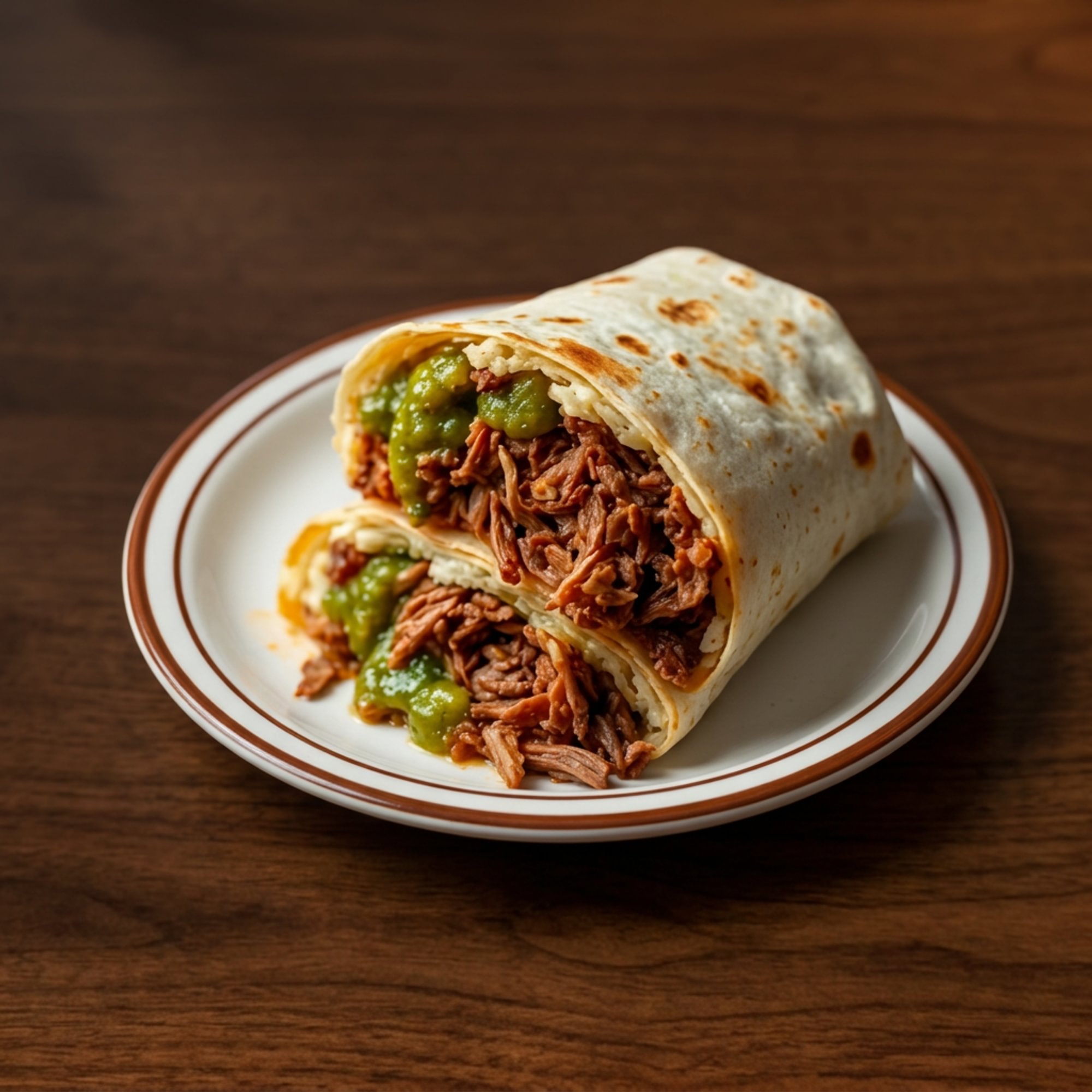 Shredded Beef Burrito - Lunch Sp