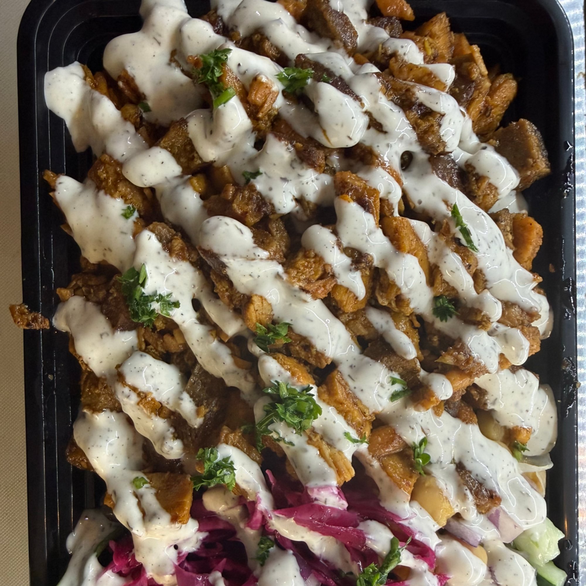 Mix (Beef & Chicken) Over Rice