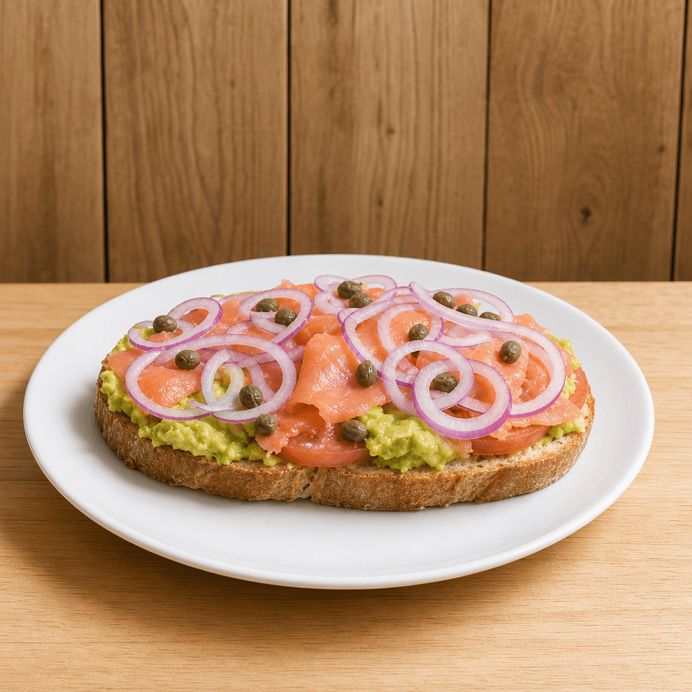 #15 Avocado Toast with Smoked Salmon
