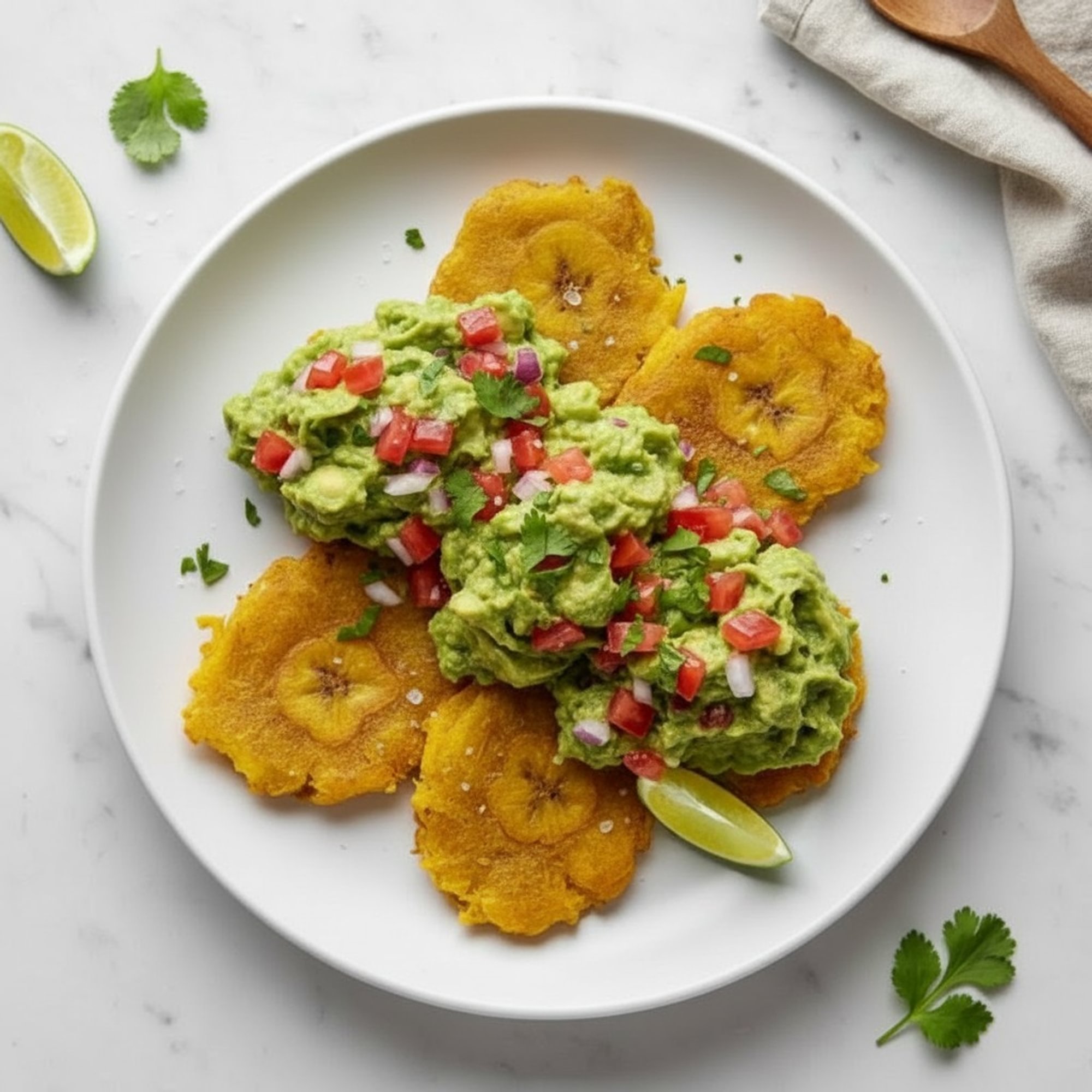 Tostones with Guacamole