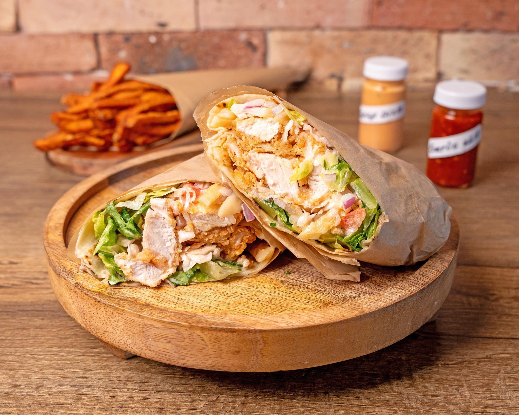 Zippy Fried Chicken Wrap