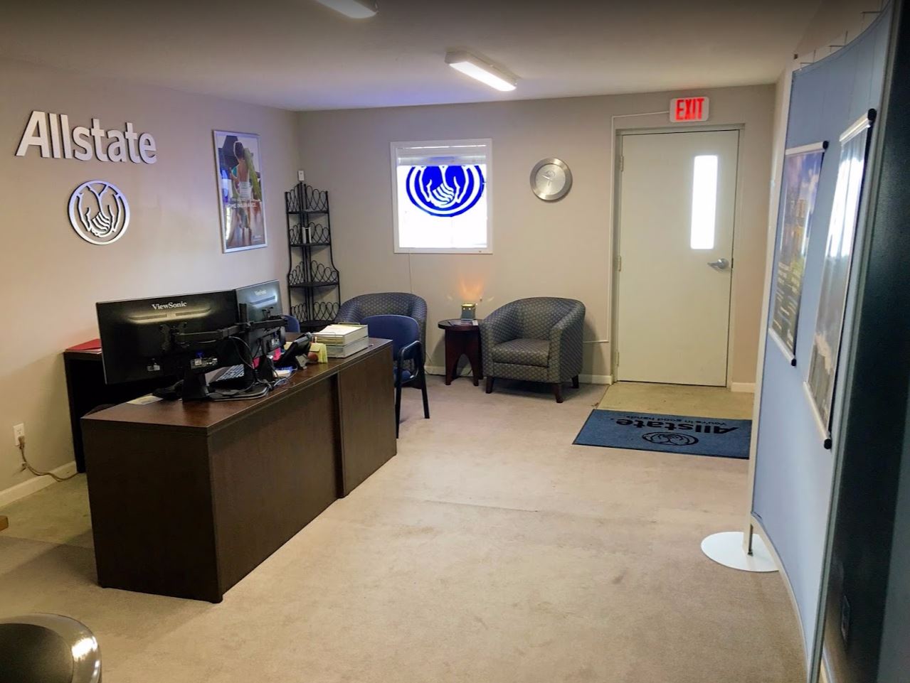 Allstate Insurance Agent: Frank King Logo