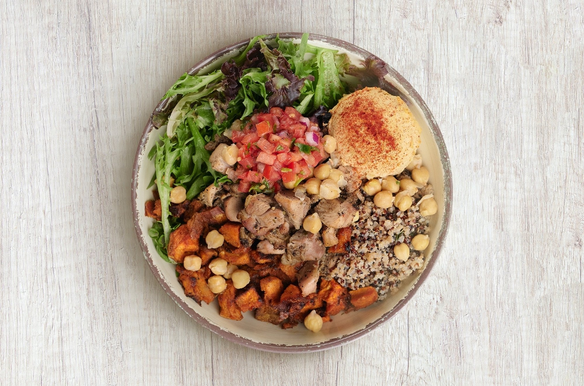 Chicken & Hummus Bowl