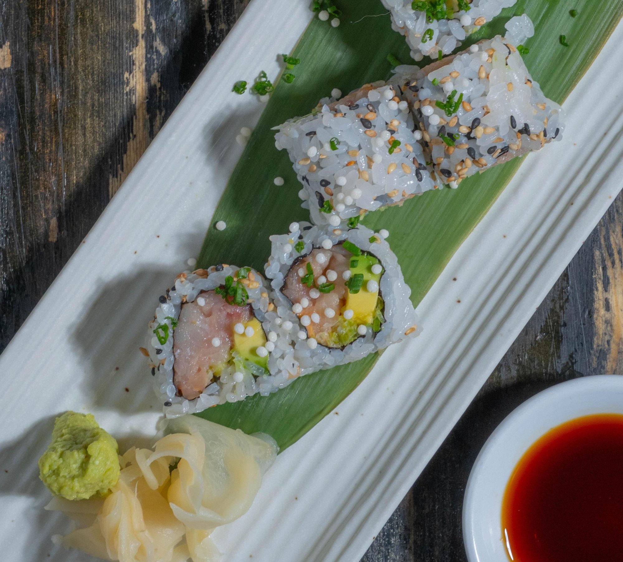 Spicy Hamachi & Avocado Roll