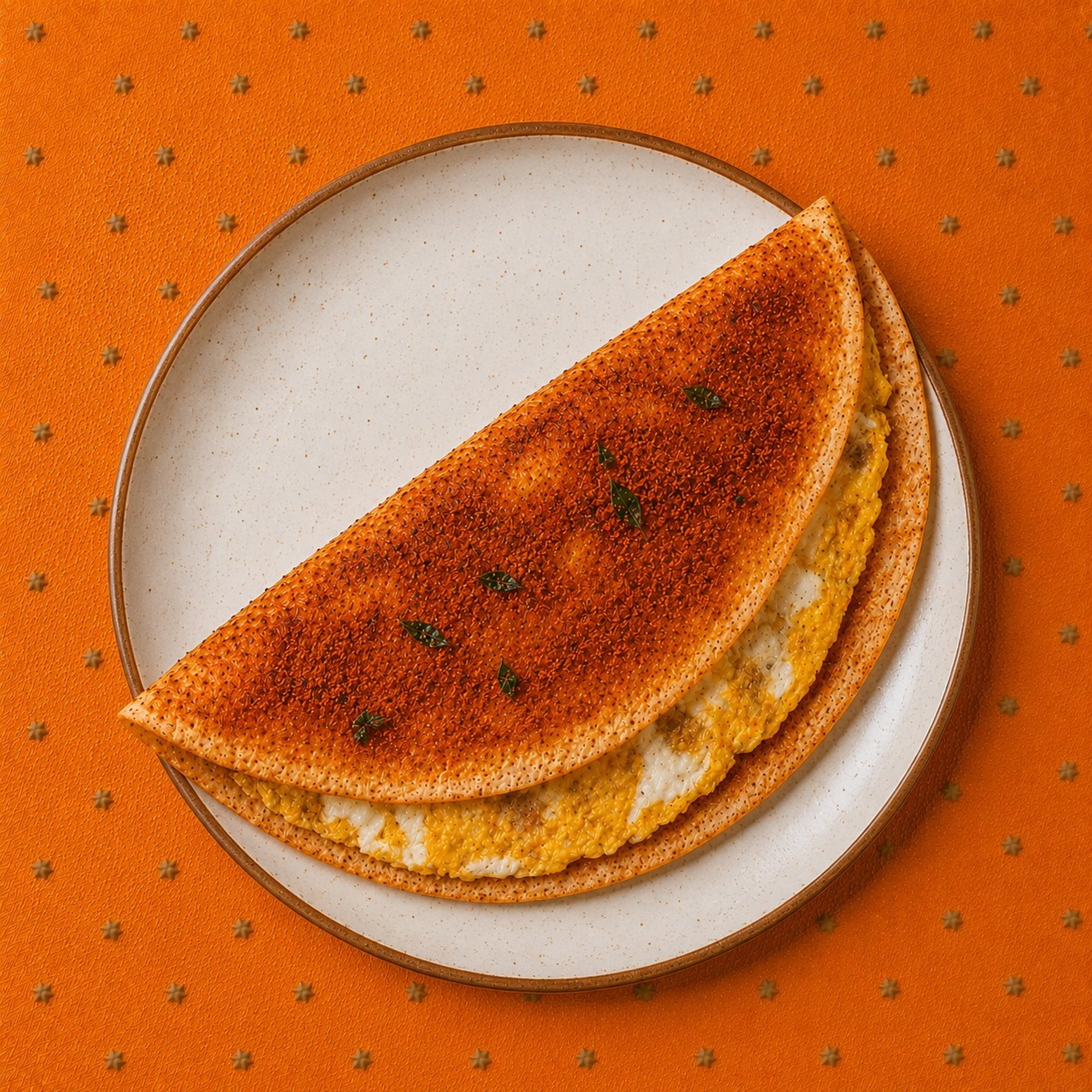 Double Egg Karam Dosa