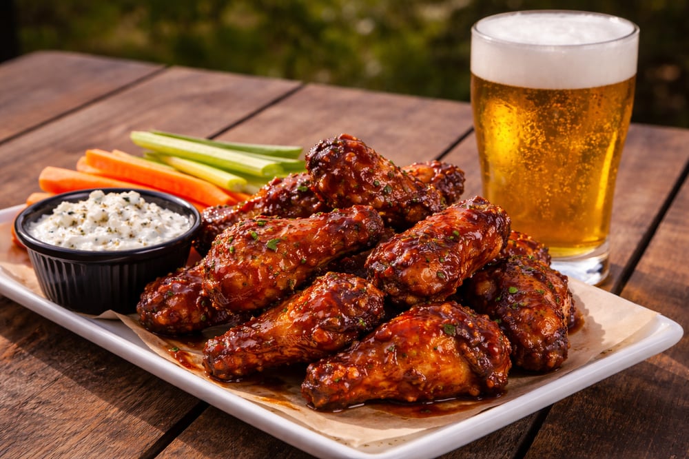 Beer-Brined Chicken Wings