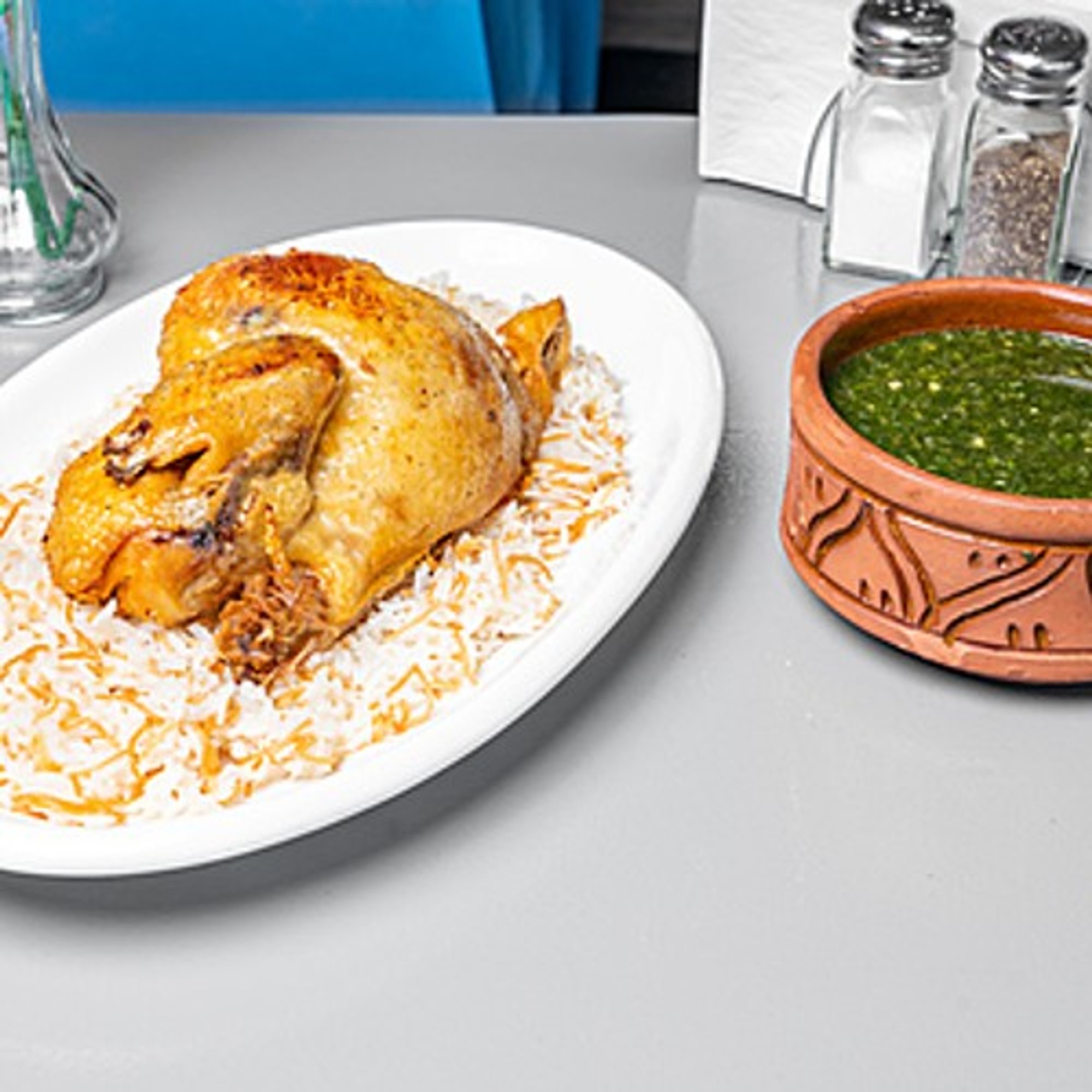 Mulukheya with Half Chicken