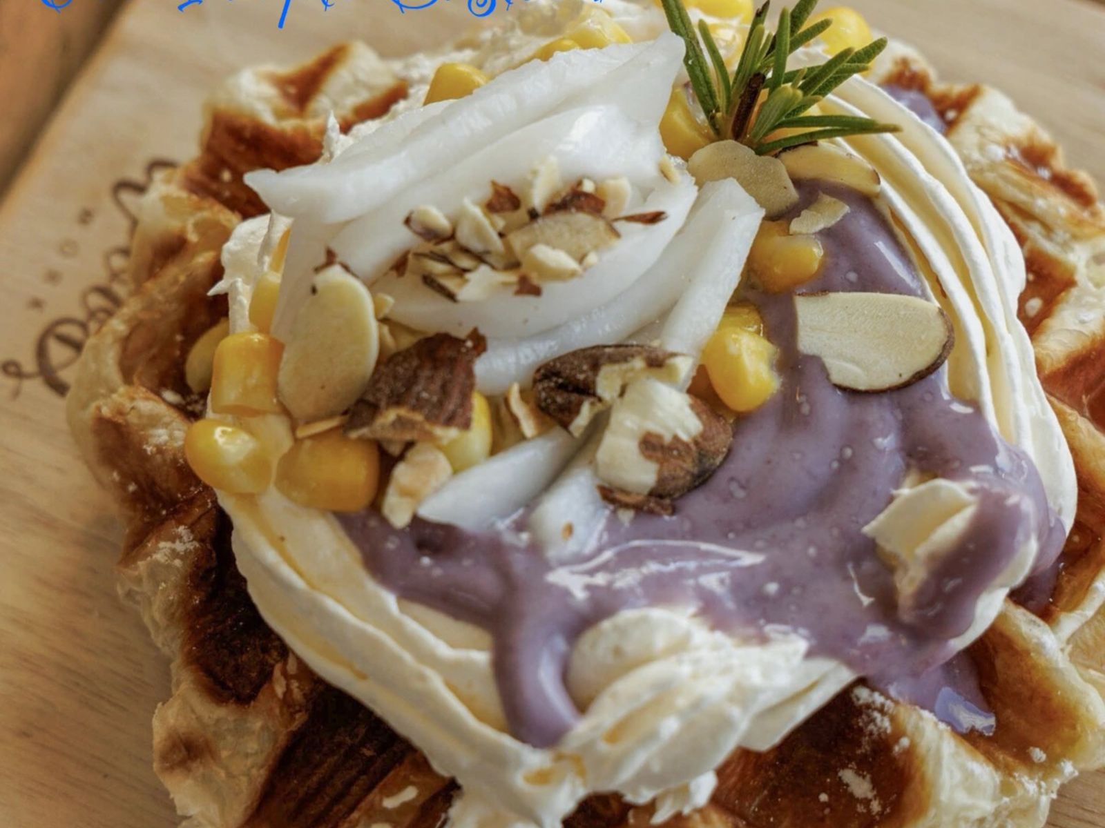 Croffle Ube (Purple Custard)
