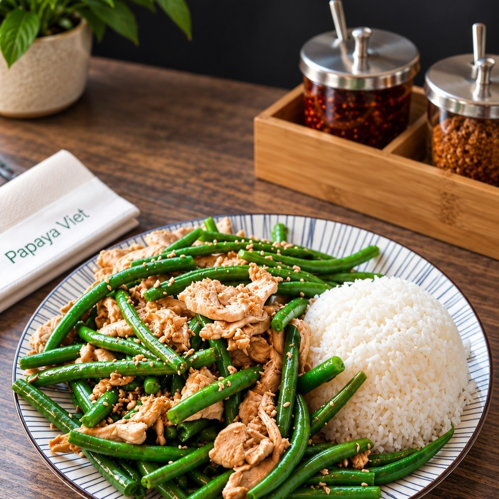 Sautéed Chicken & Green Beans
