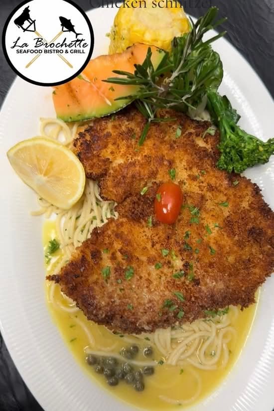 Kid Chicken Schnitzel with pasta