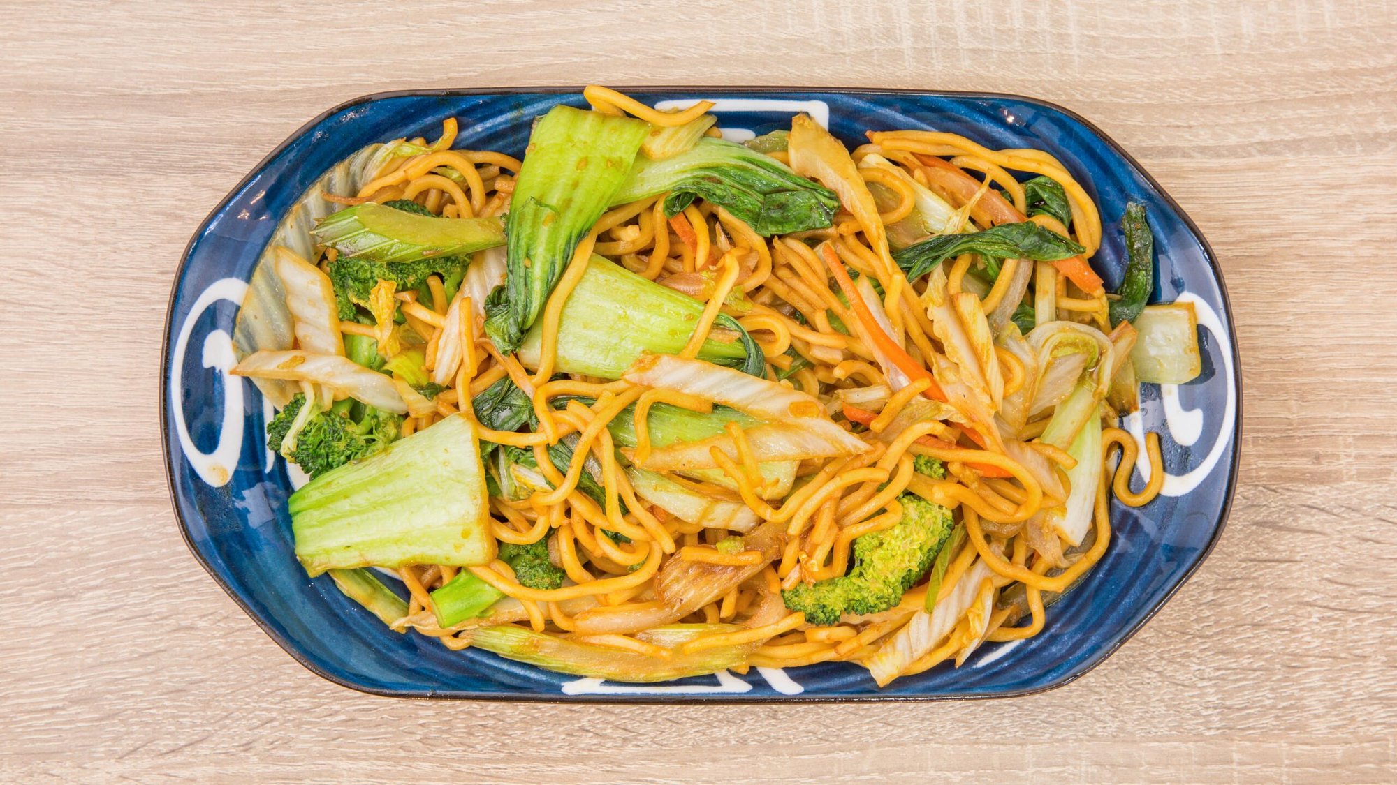 Vegetable Pan Fried Lo Mein Noodles 蔬菜炒面