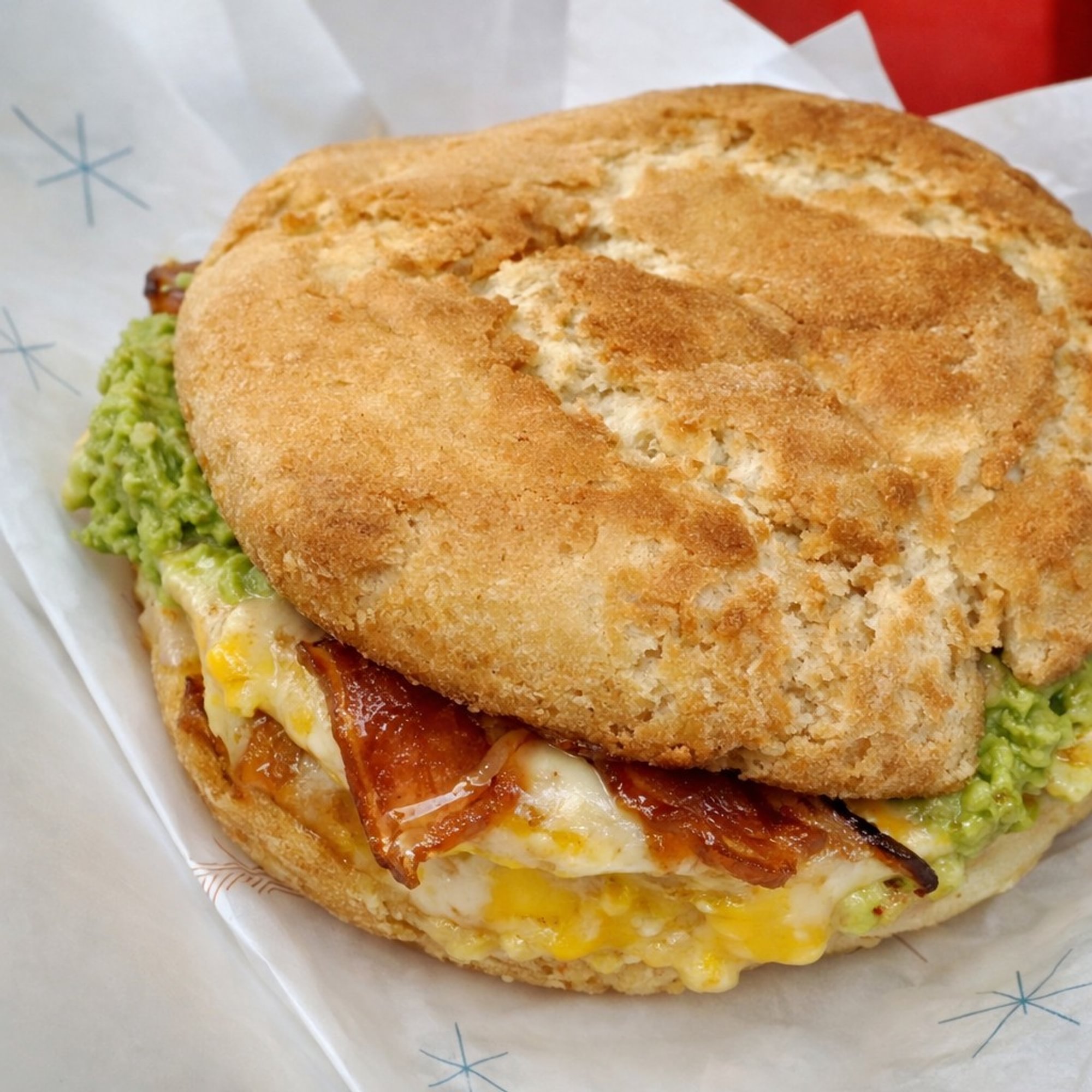 Breakfast Biscuit Sandwich (Dairy in Biscuits)