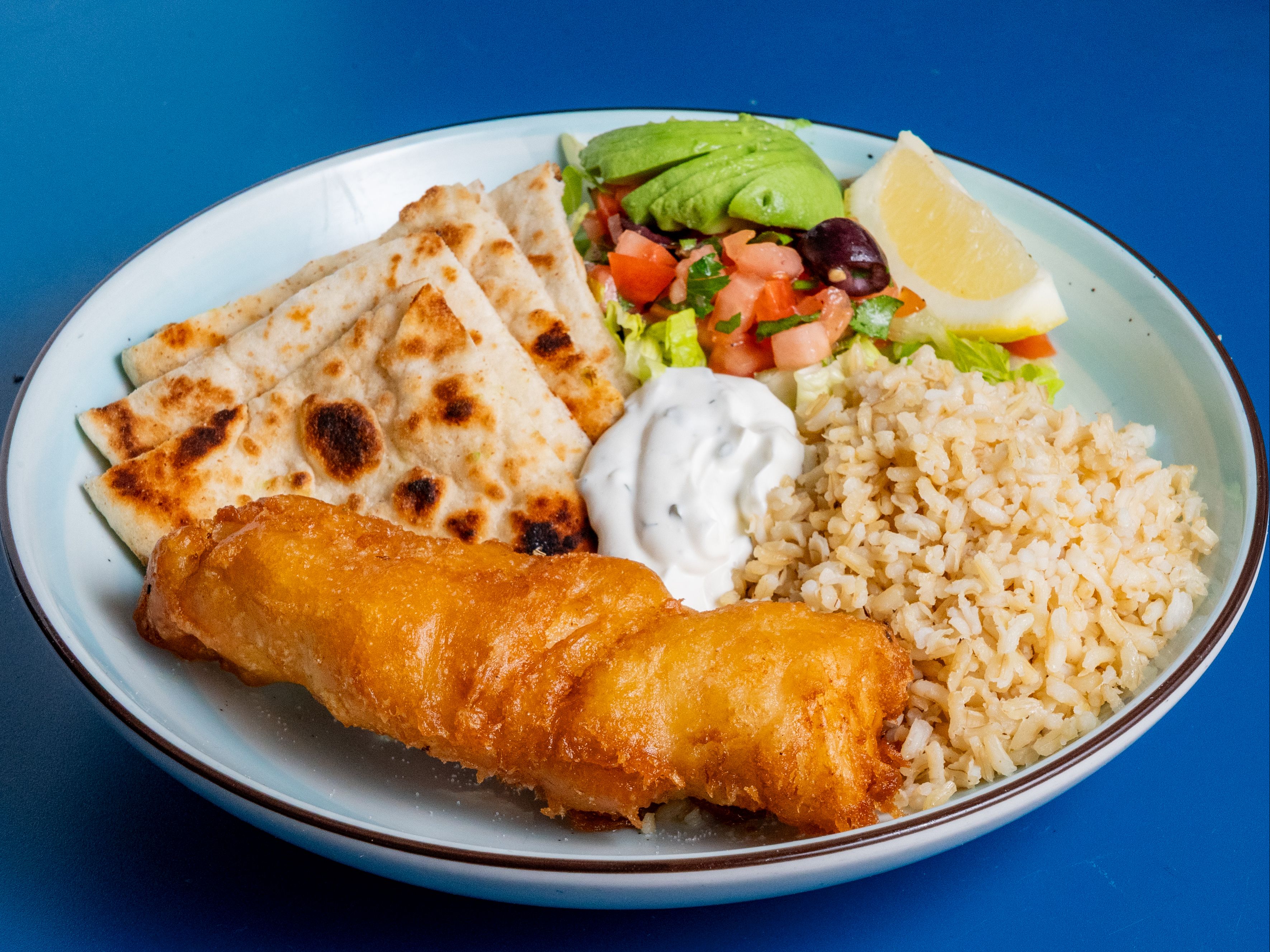 Crispy Cod Plate
