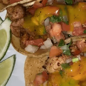 Mango-Jerk Chicken Taco