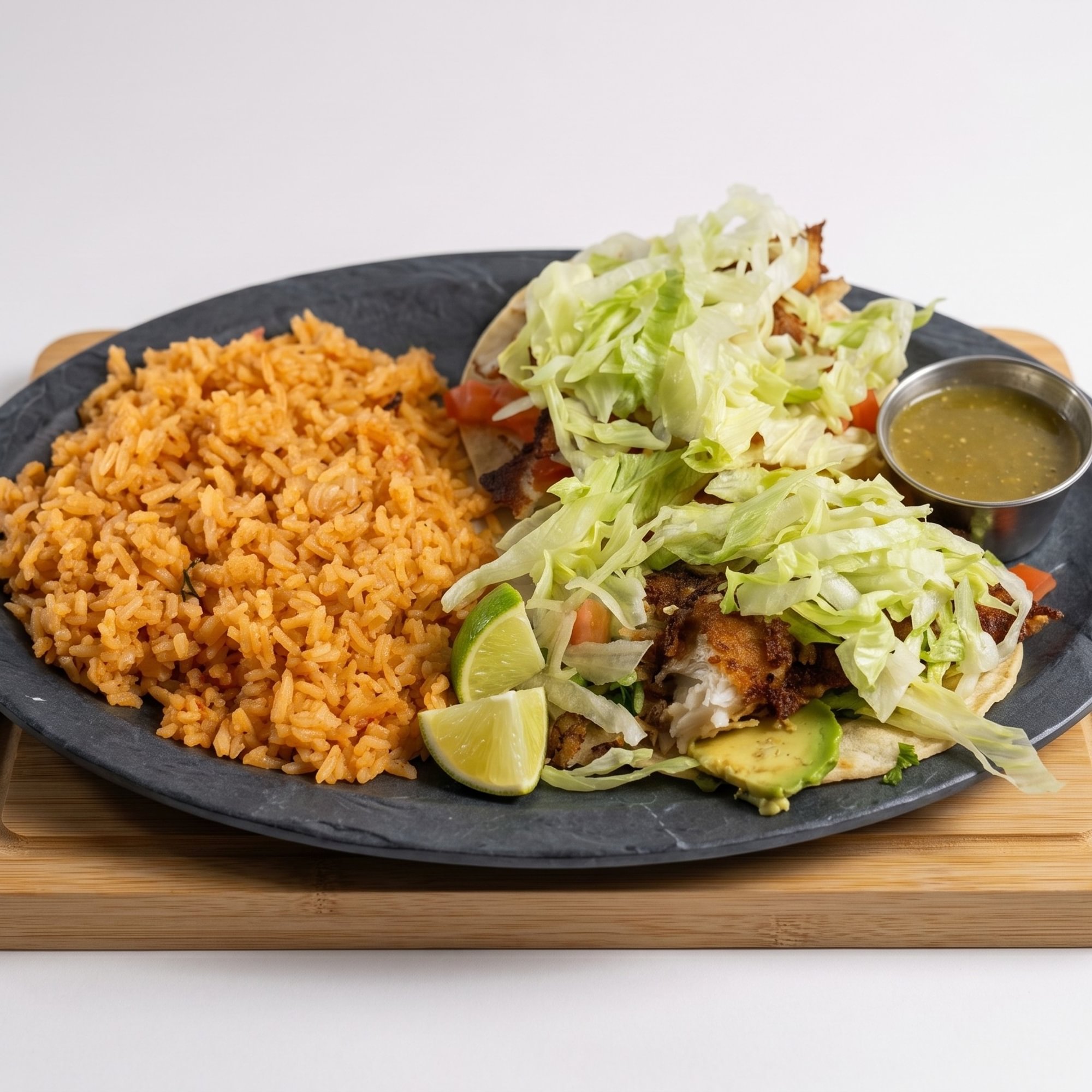 Fish or Shrimp Tacos Platter