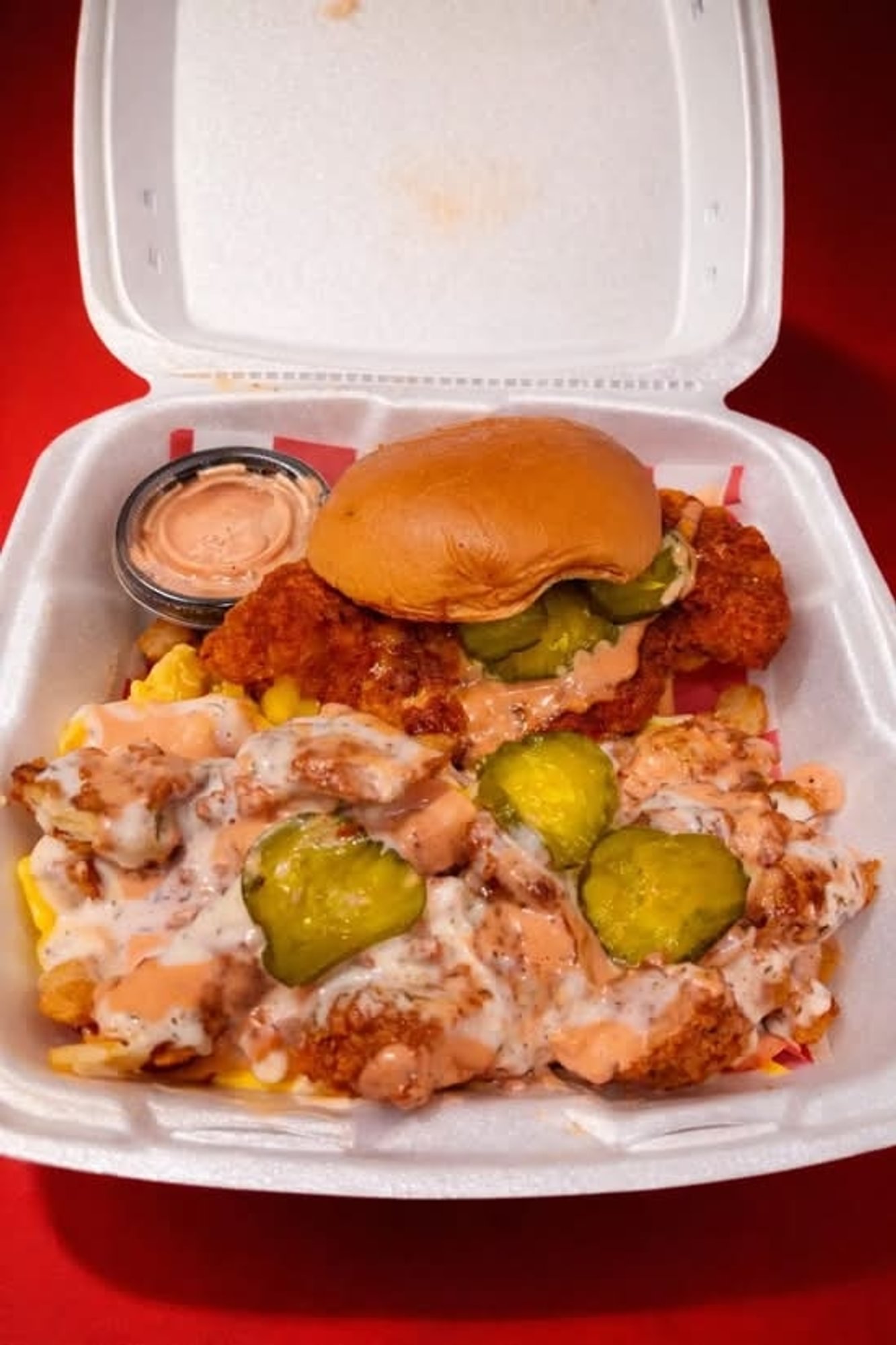 #4. Sandwich With Loaded Fries