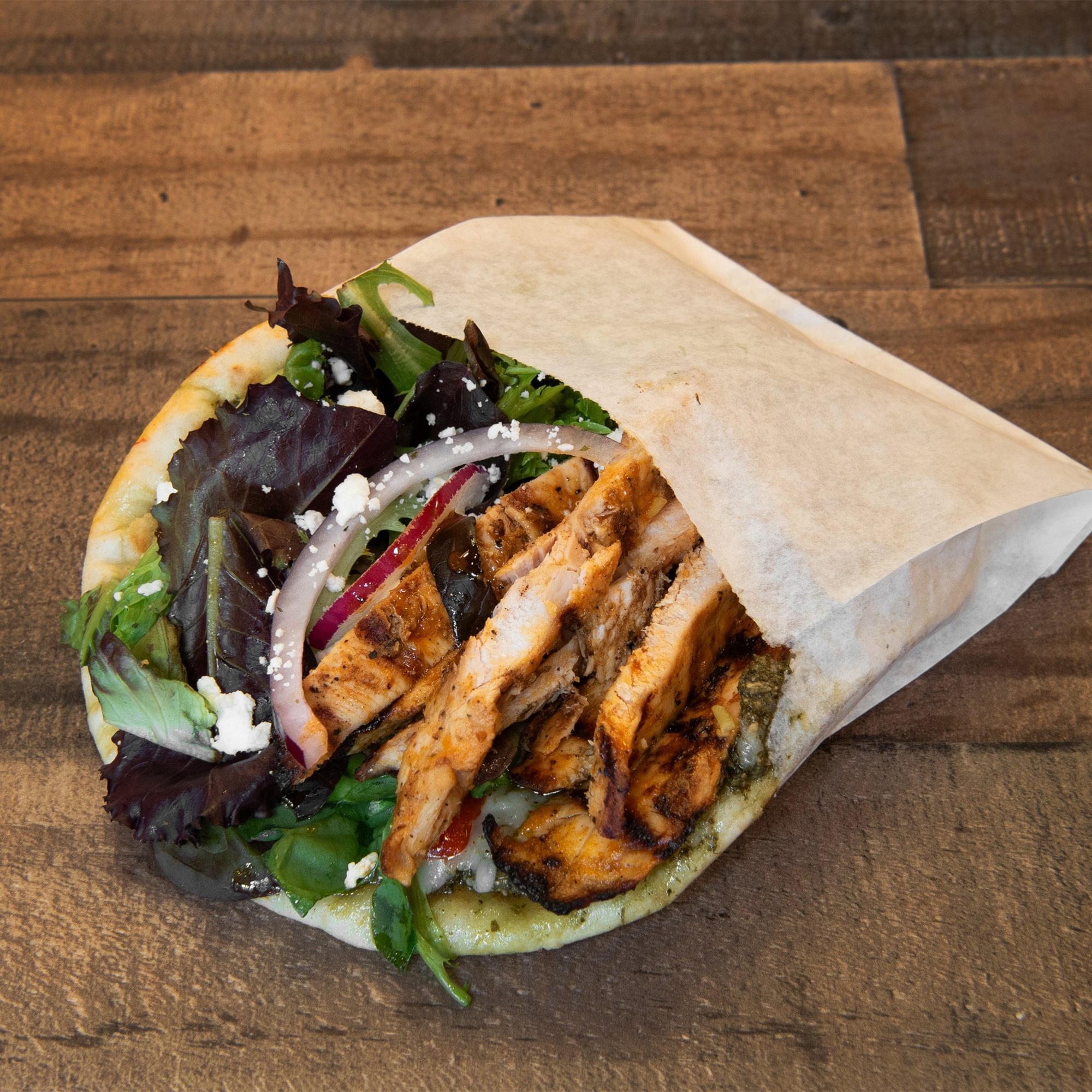Chicken Pesto Pita