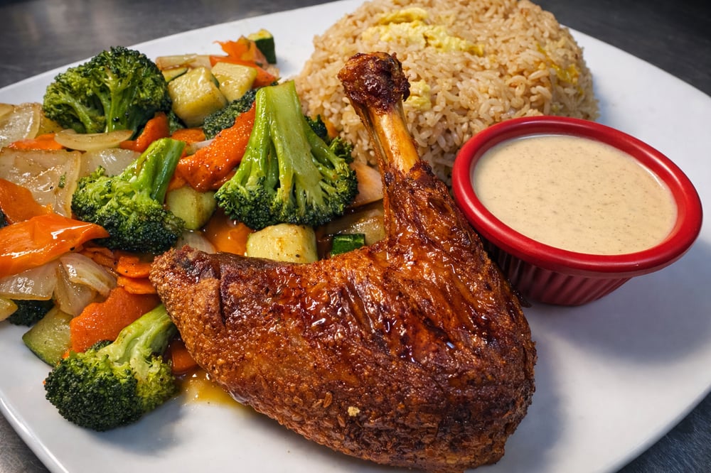 Hibachi Crispy Duck