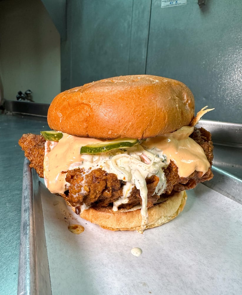 Sark's Hot Chicken Sandwich