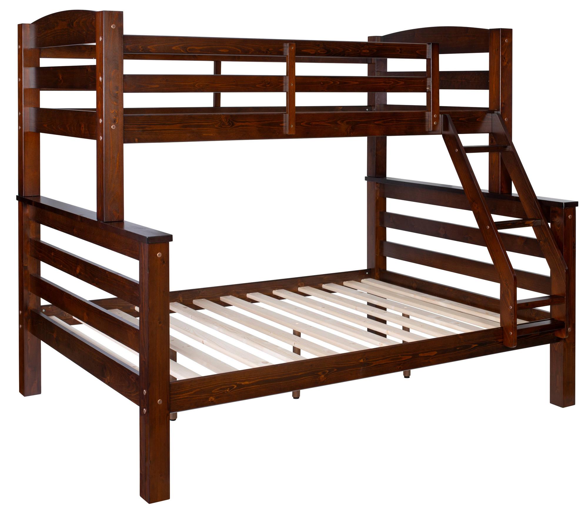 Levi Espresso Twin over Full Bunk Bed