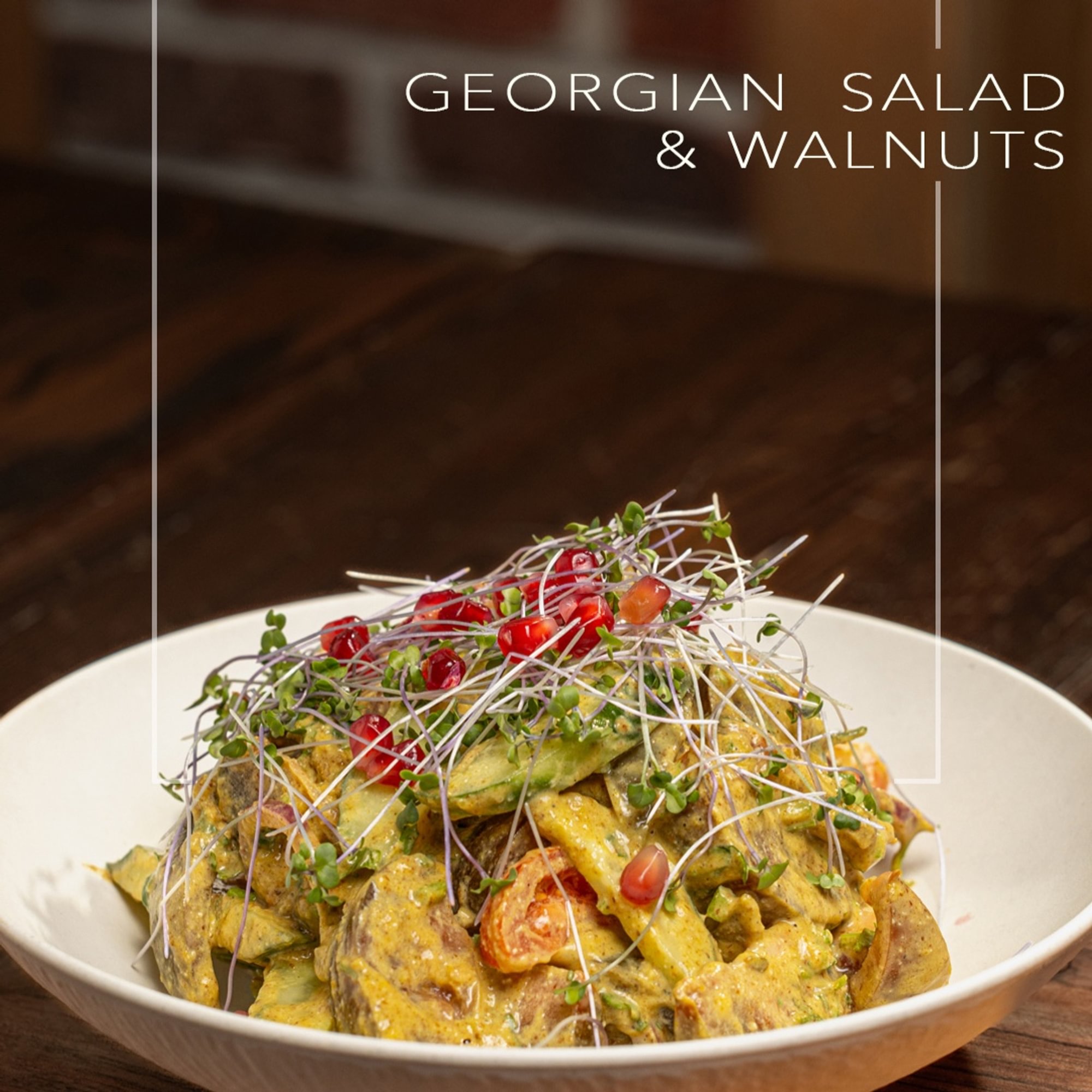 Georgian Salad with Walnuts (VG)