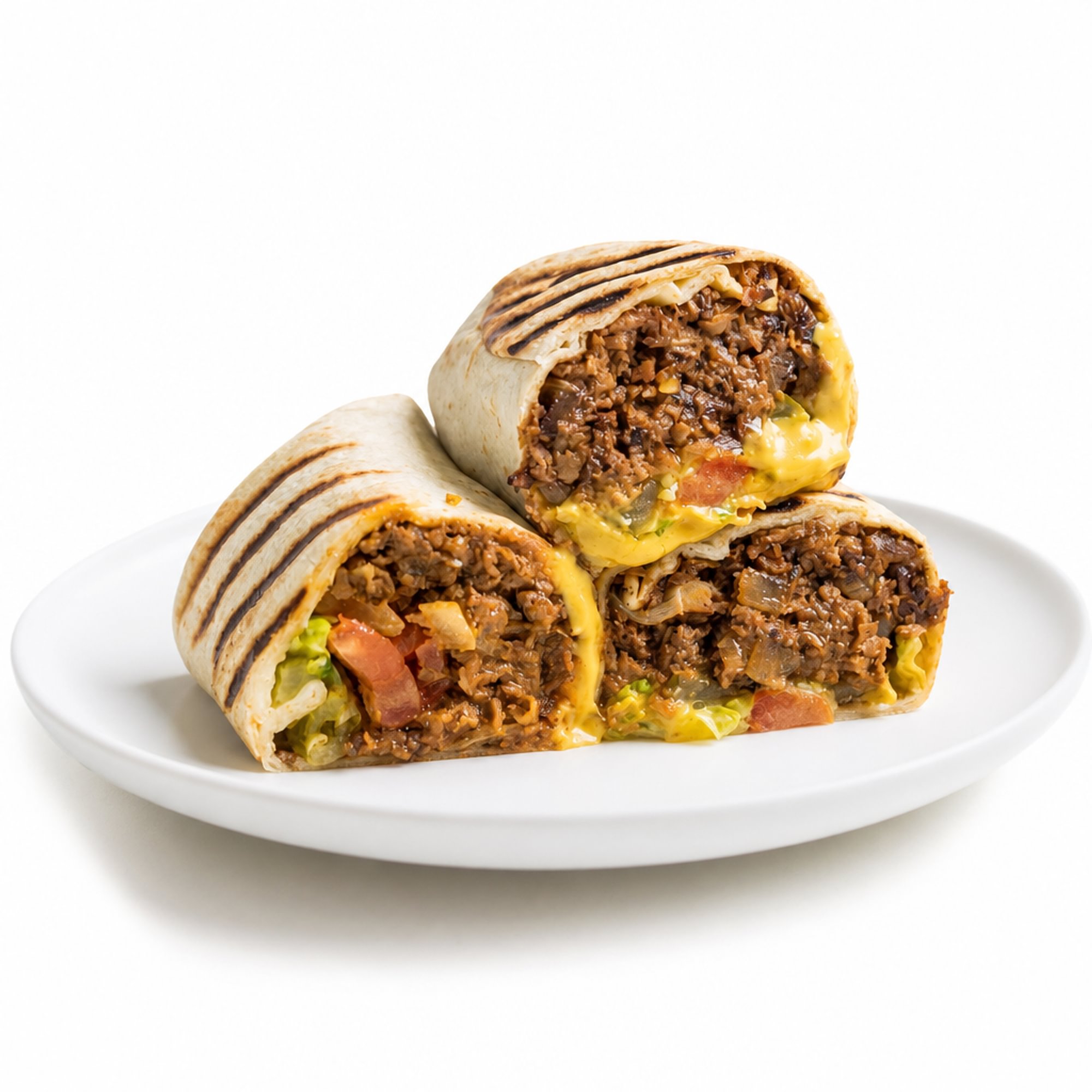 Veggie Burger Wrap