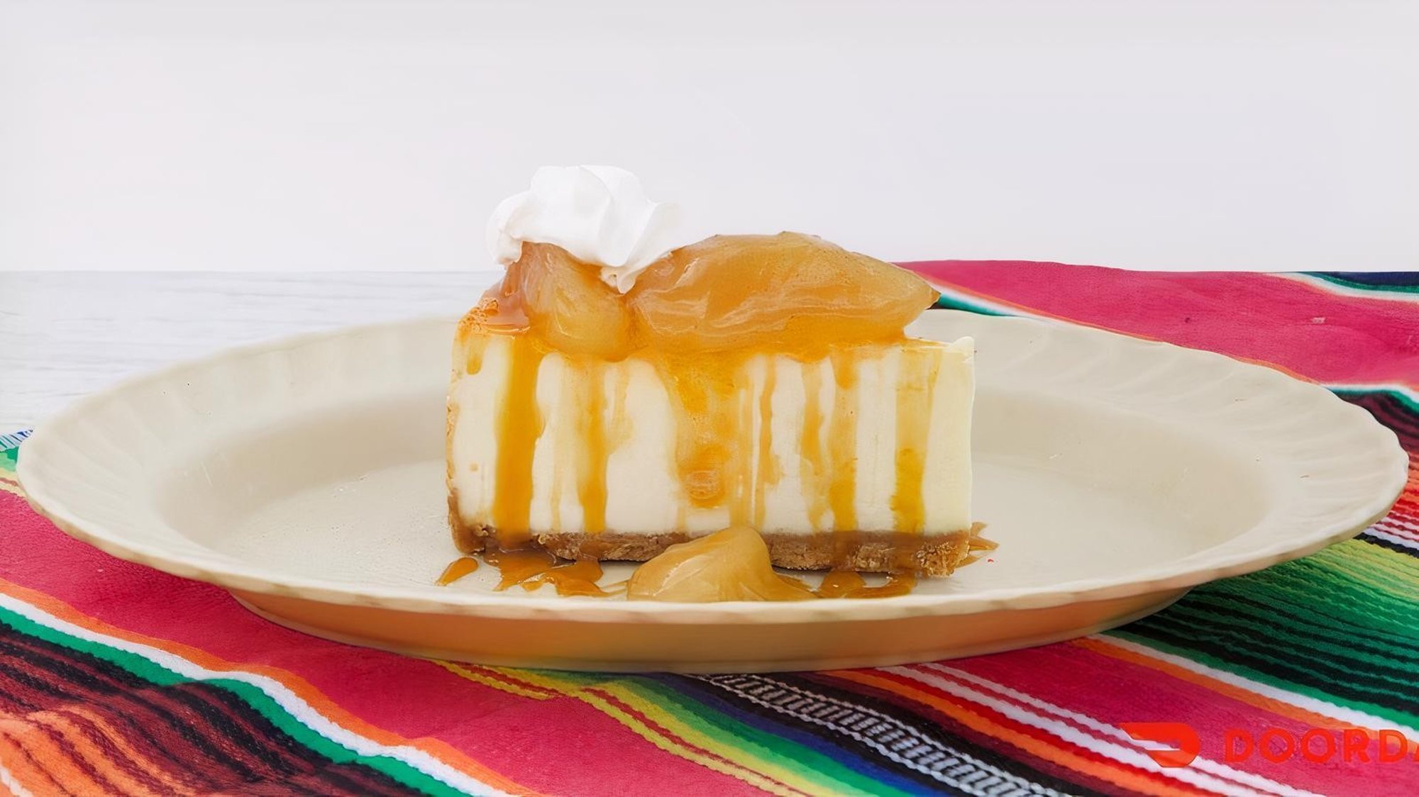 Apples N Caramel Cheesecake Slice