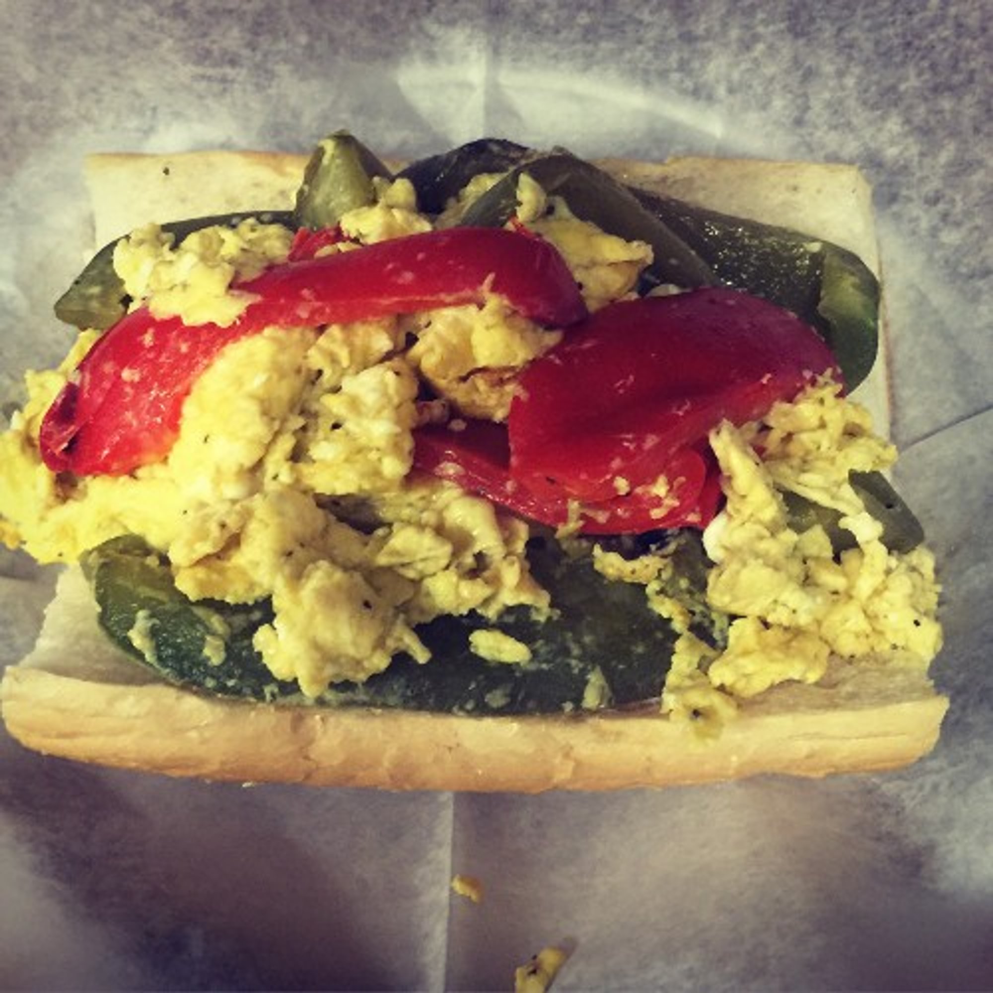 Pepper & Egg Sandwich