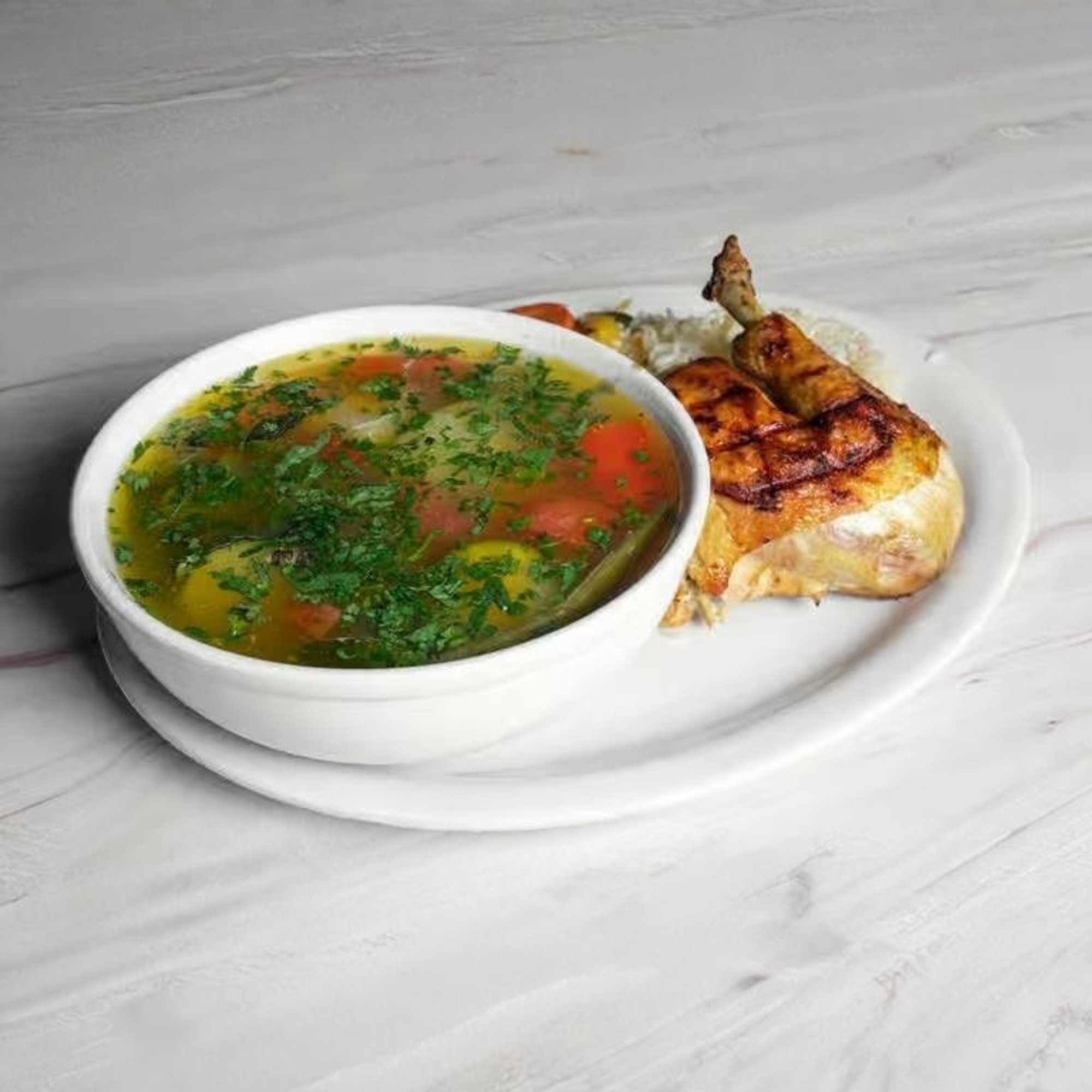 Sopa de Gallina Criolla (Farm Raised Chicken Soup)