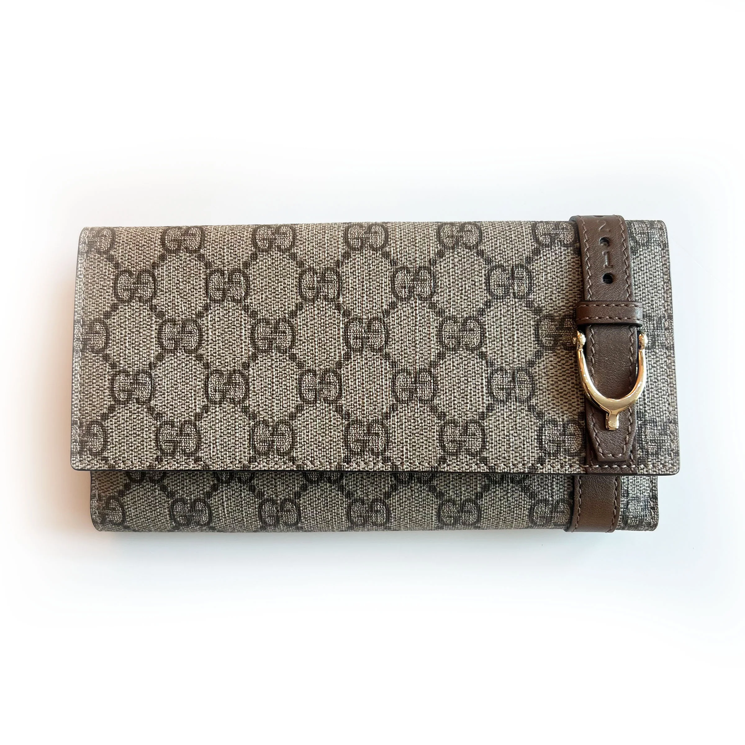 Pre-Loved Gucci GG Supreme Monogram Bit Wallet