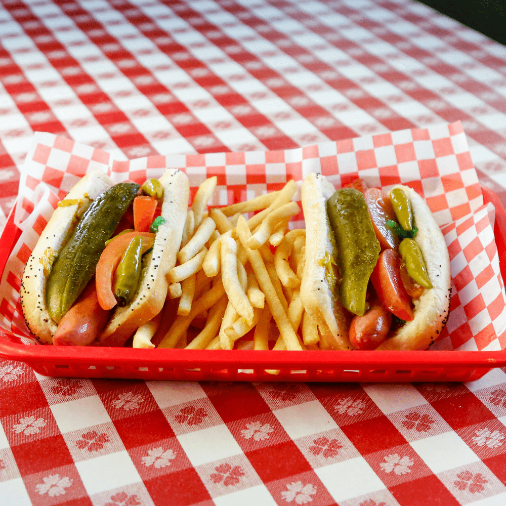 Chicago Hot Dog Sandwich