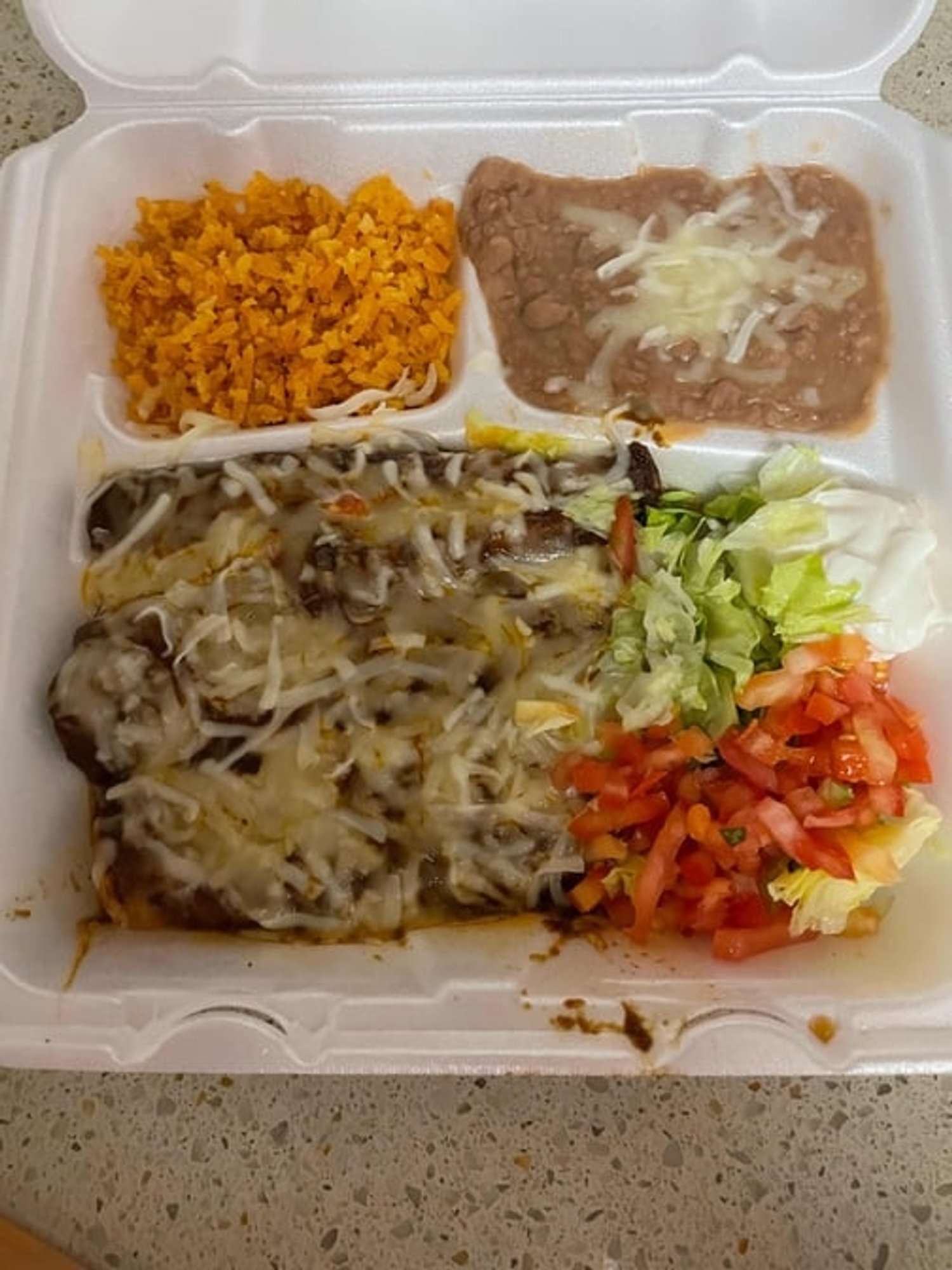 Green Enchiladas Dinner / Enchiladas Verdes