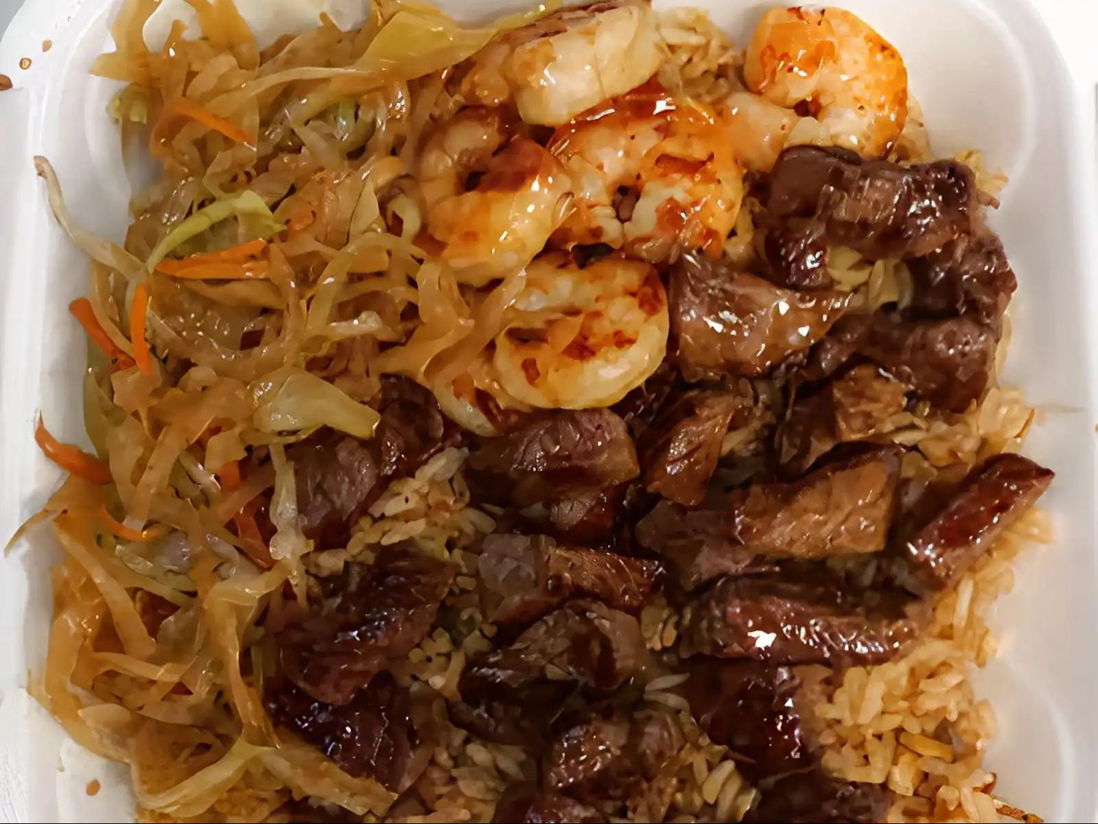 Hibachi Filet Mignon & Shrimp