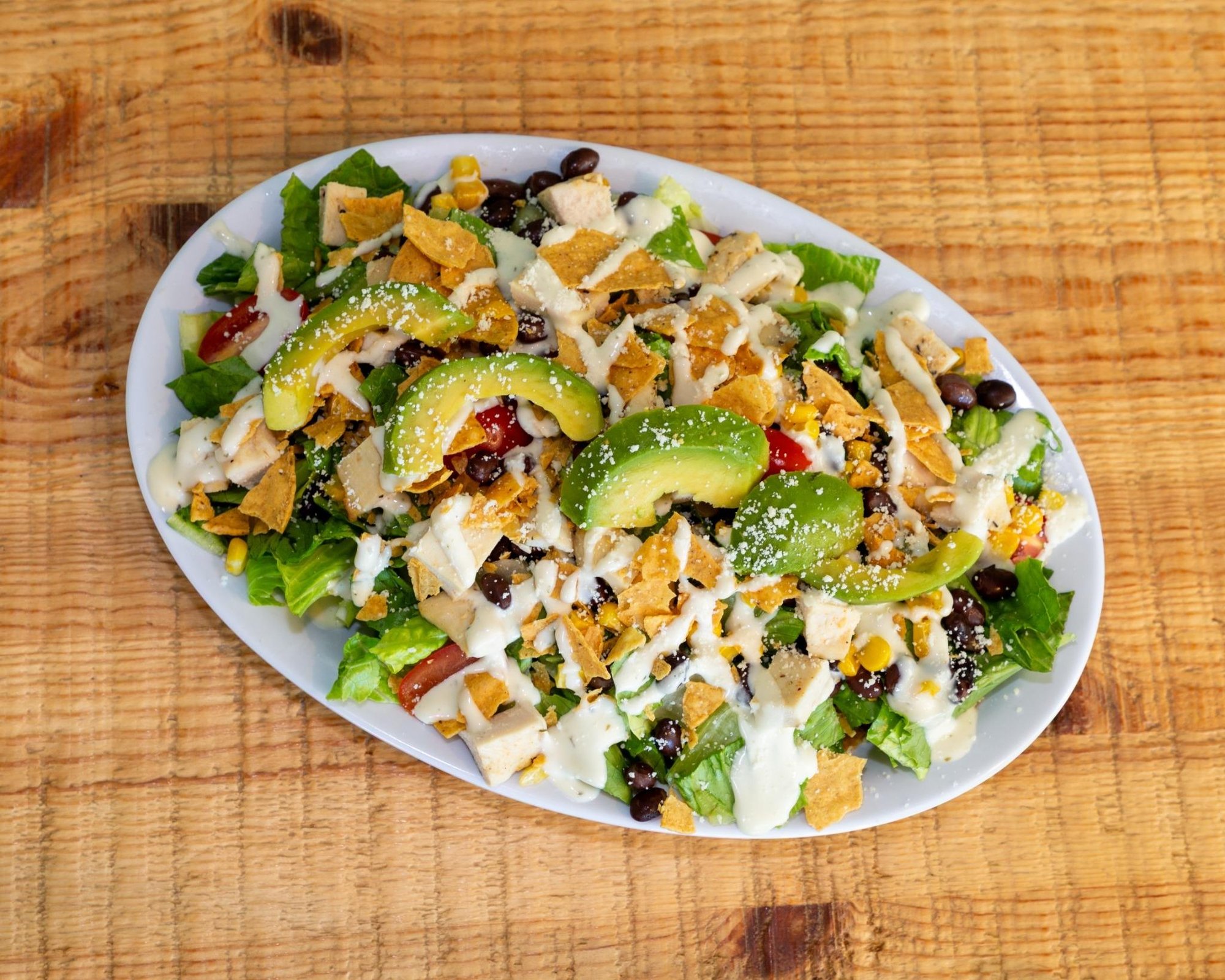 Avocado Chicken Ranch Salad