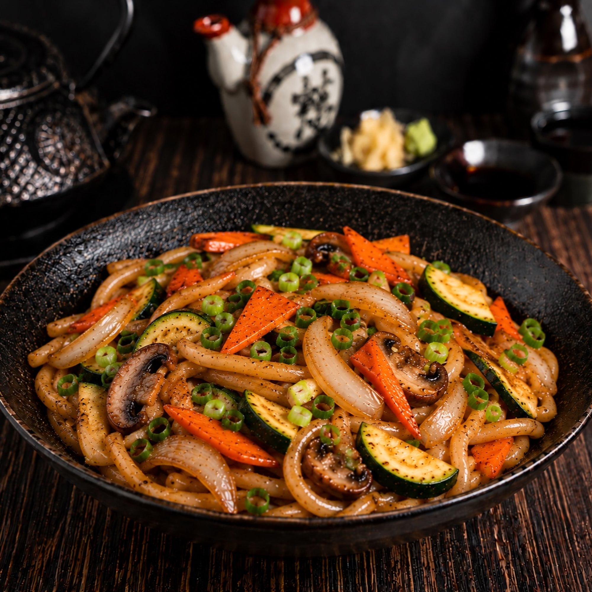 Veggie Stir Fry Udon