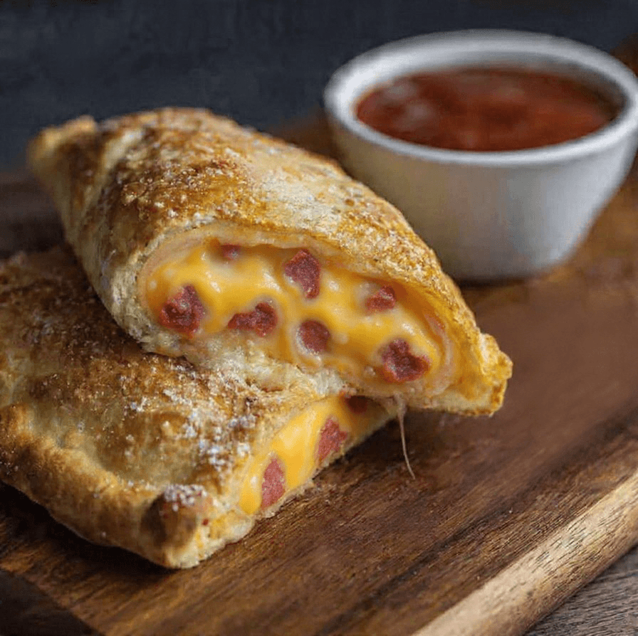 Bacon Cheeseburger Calzone