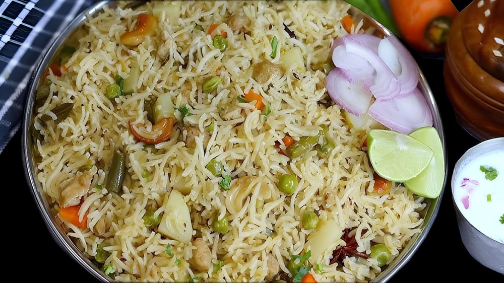 Rajugari Vegetable Pulav (V)