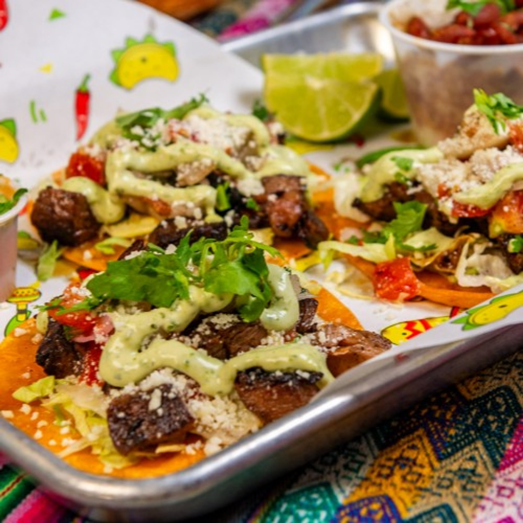 Ribeye Cholo Steak Tacos