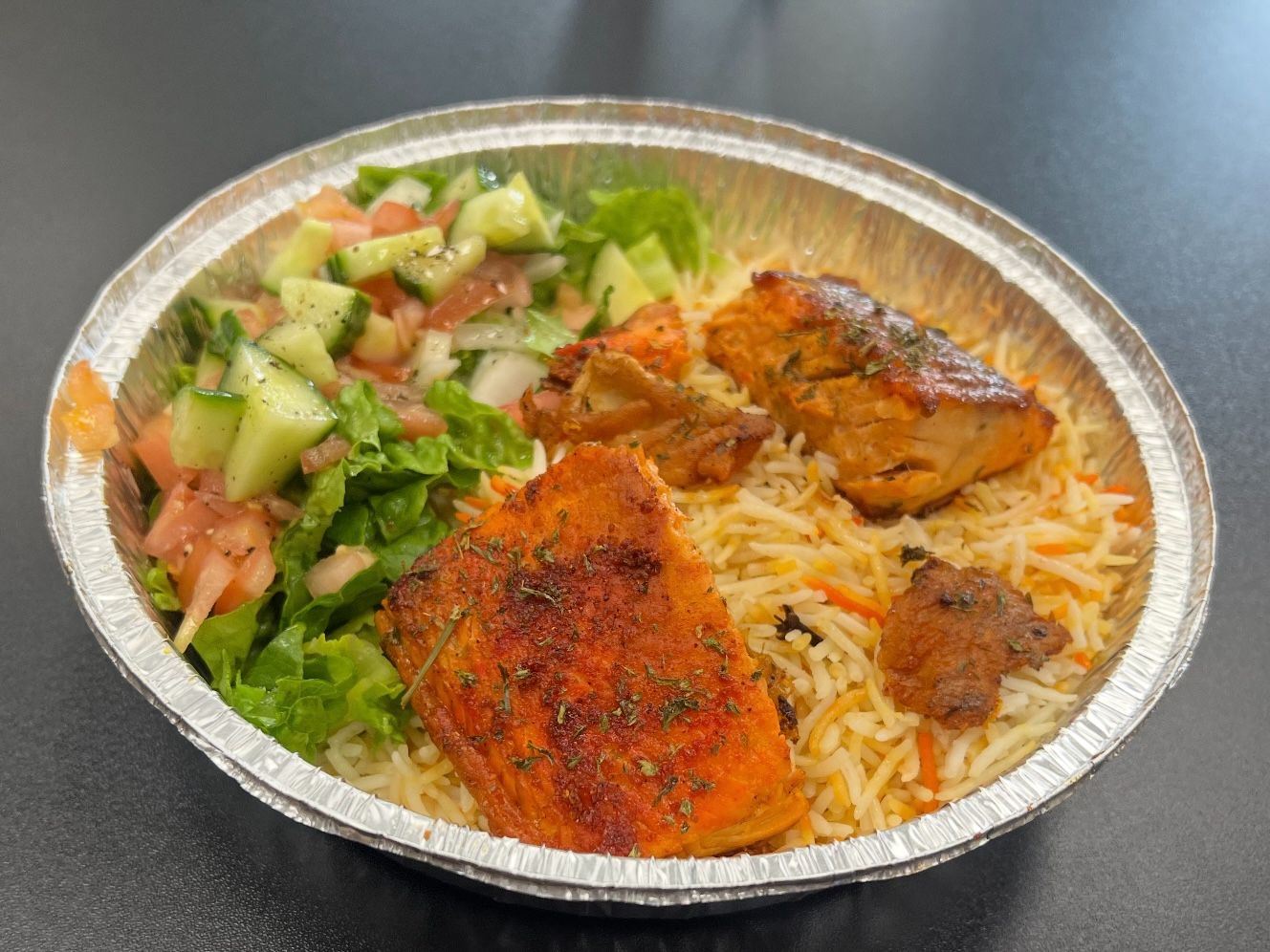 Salmon Over Rice