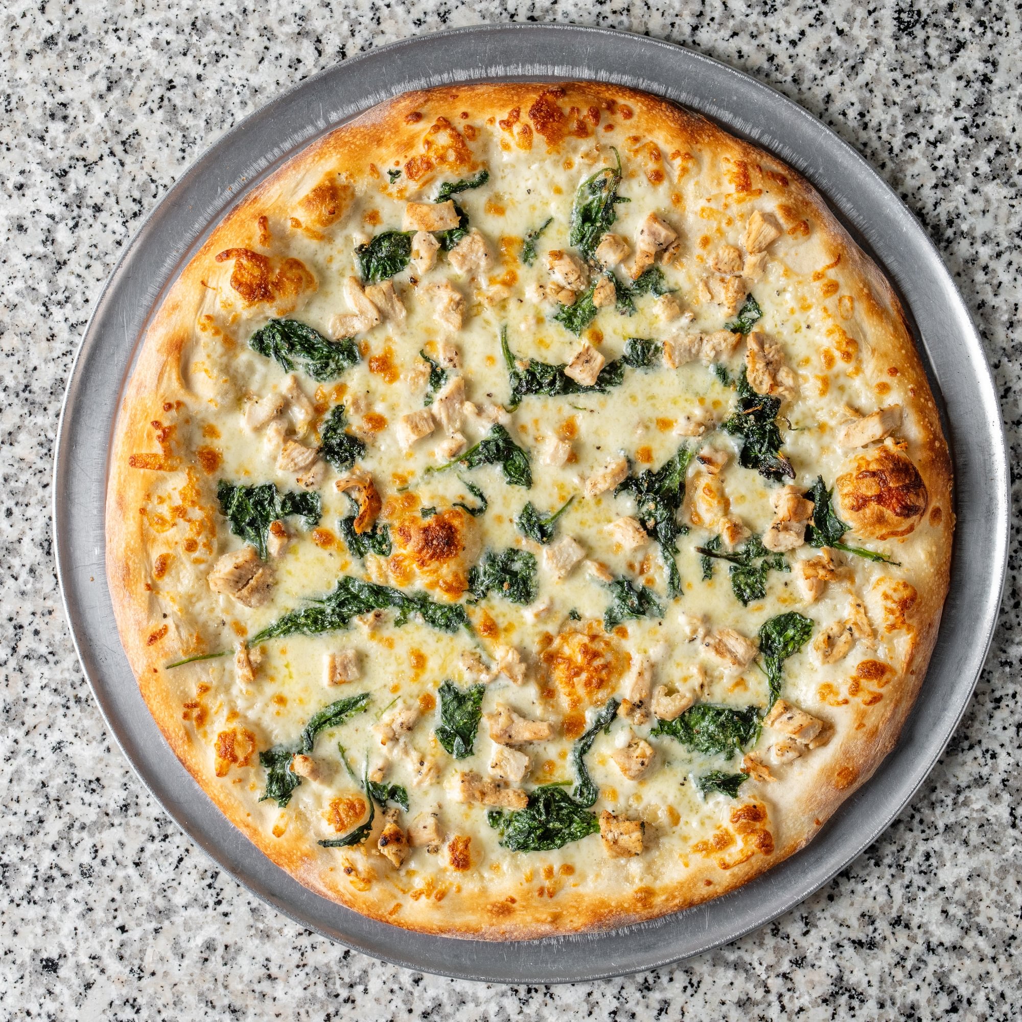 Chicken Alfredo Pizza