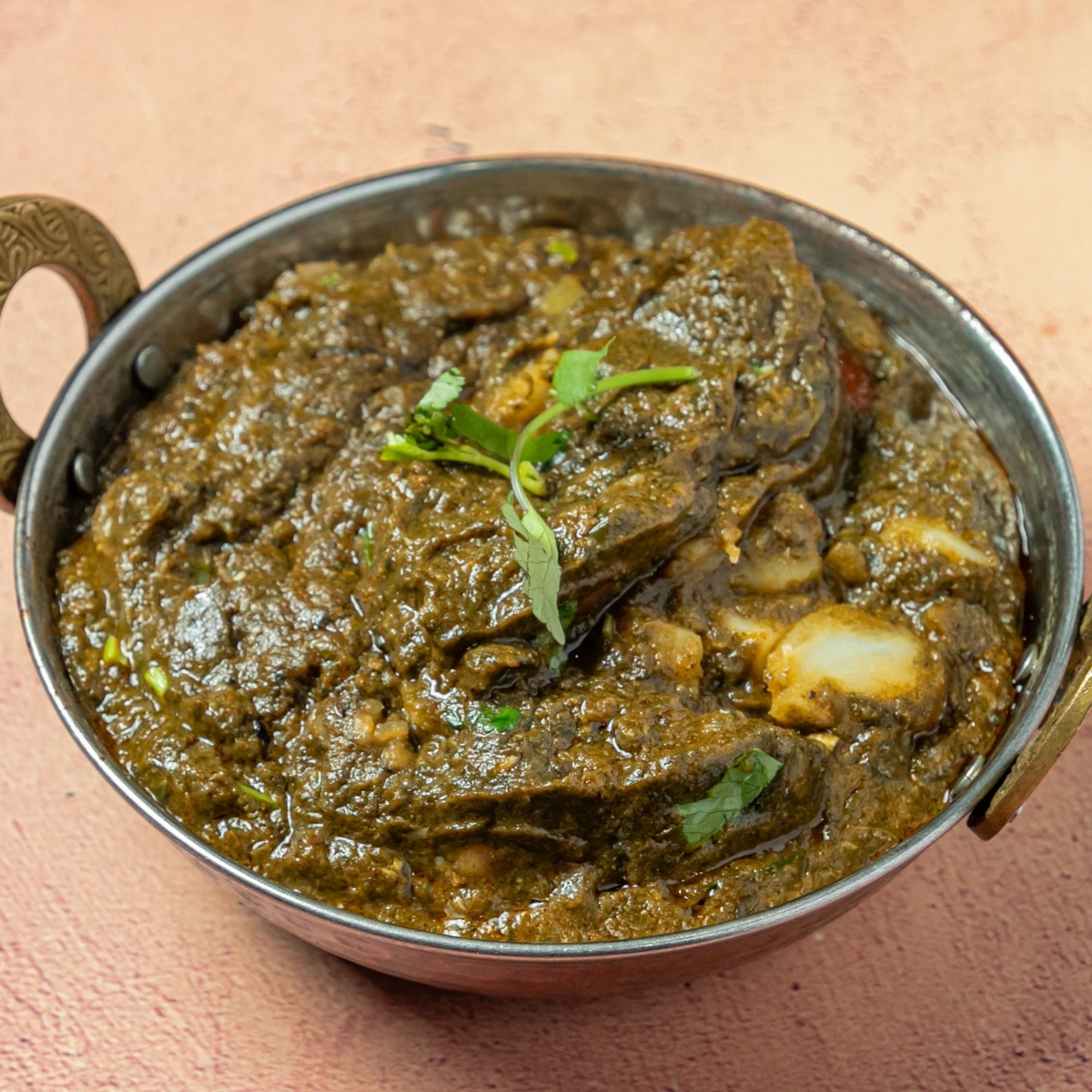 Mushroom Palak