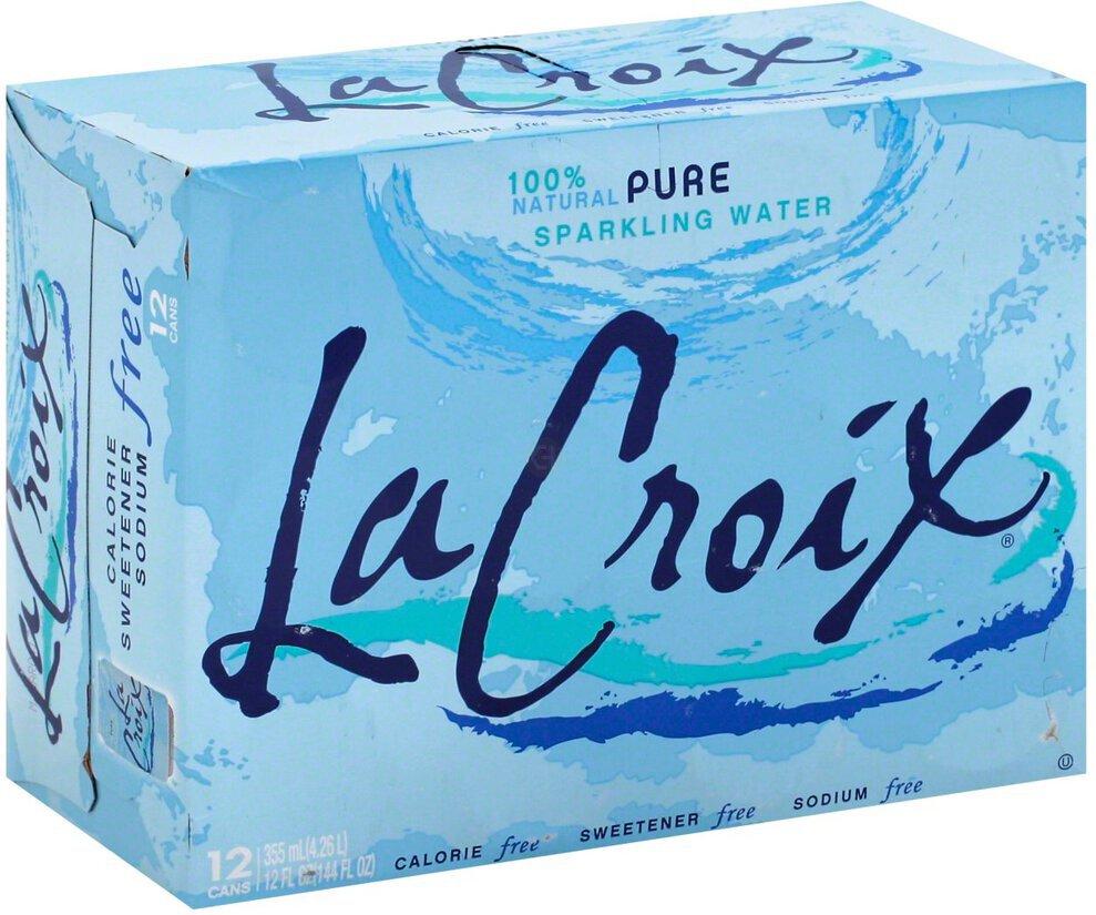 LaCroix Pure Sparkling Water 12pk cans