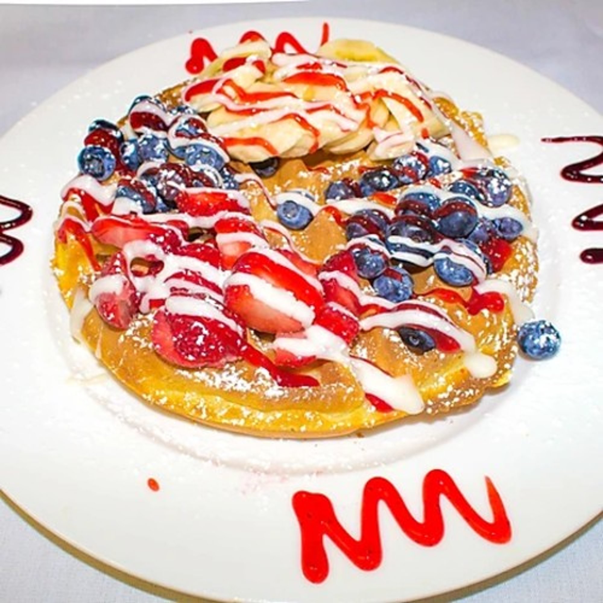Berry Waffle