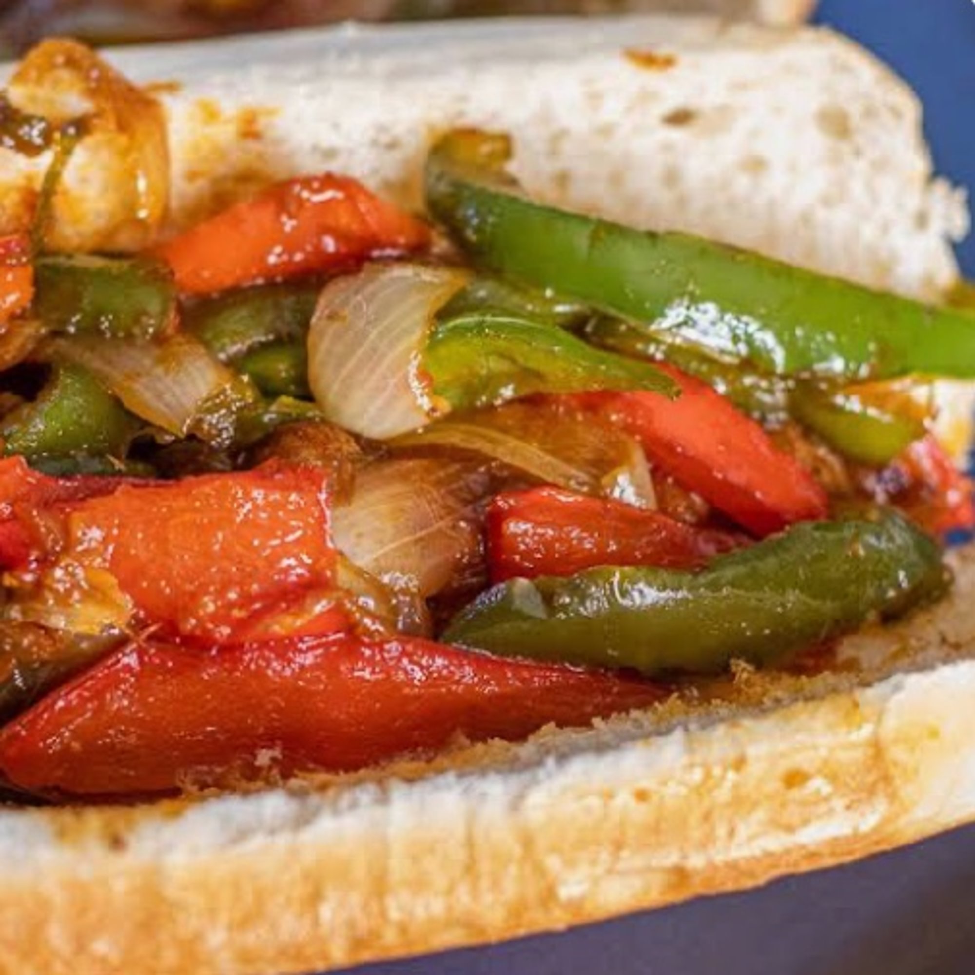 Sausage, Peppers & Onions Sandwich