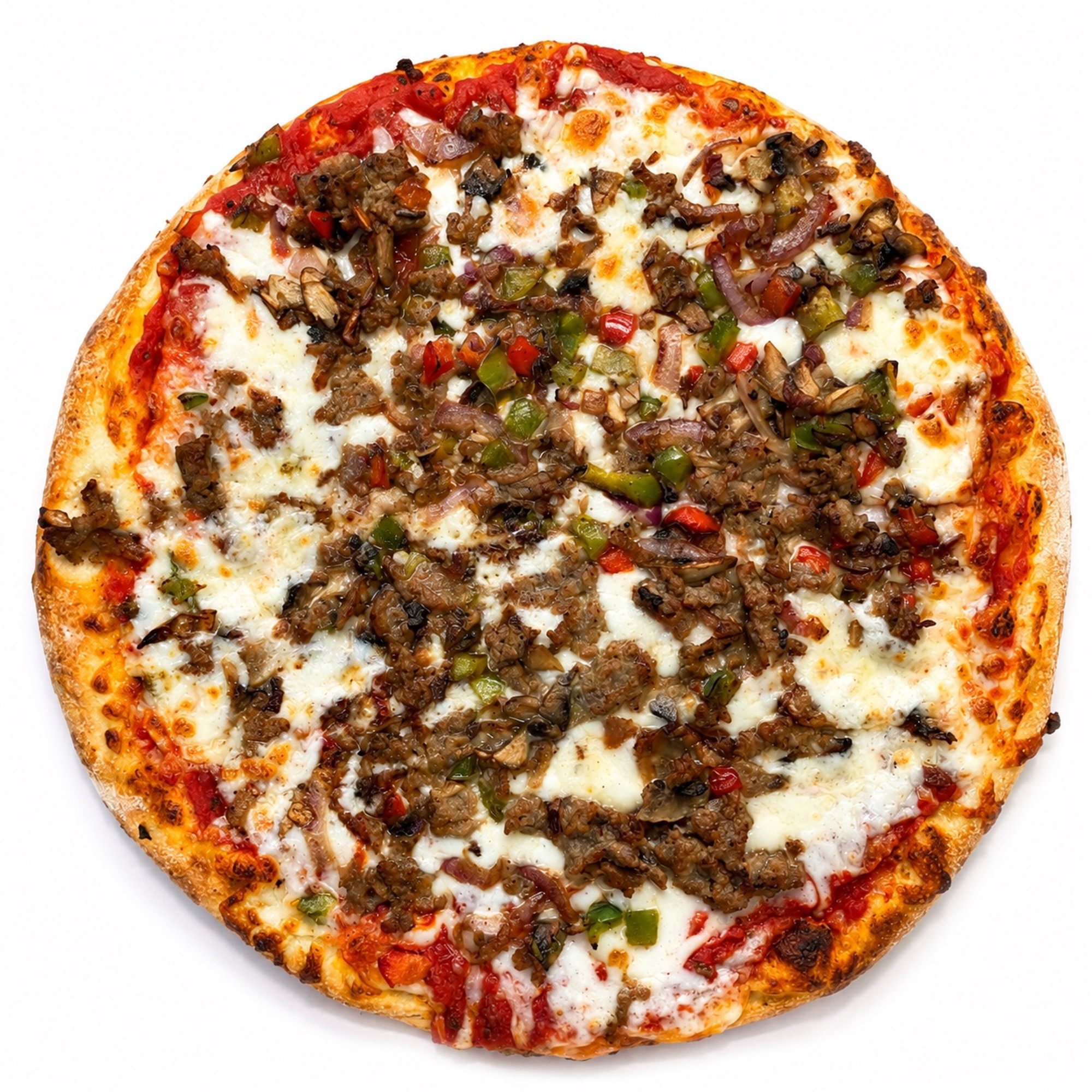 Lg Philly Steak Pizza