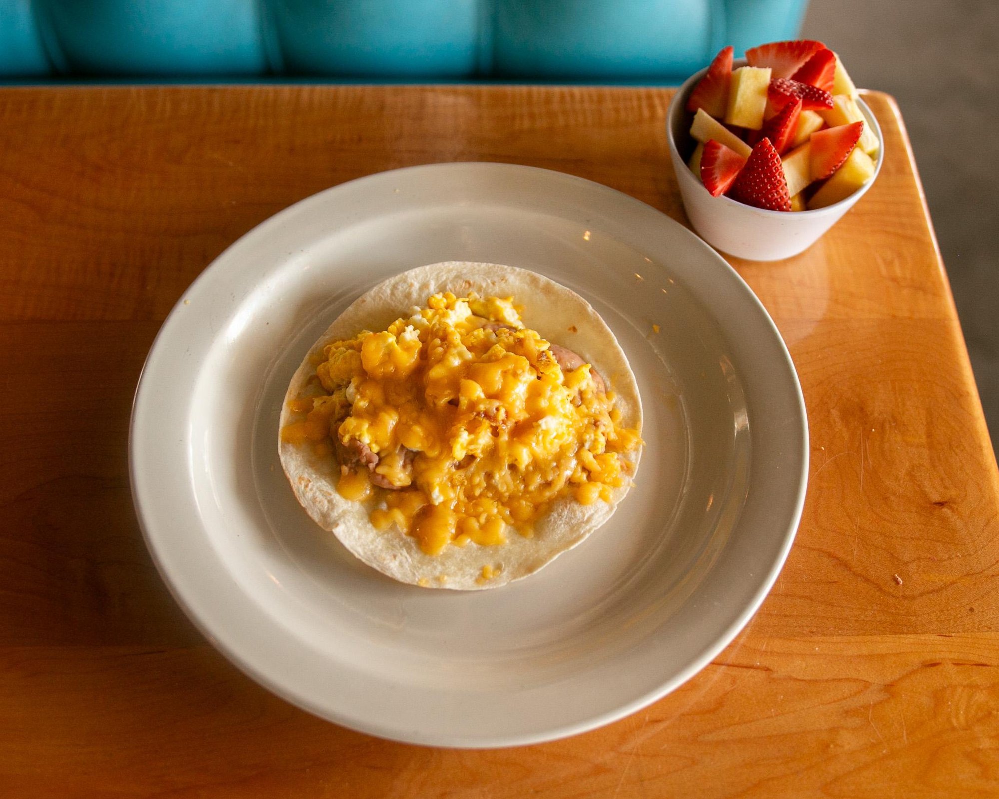 Kids Breakfast Taco Plate
