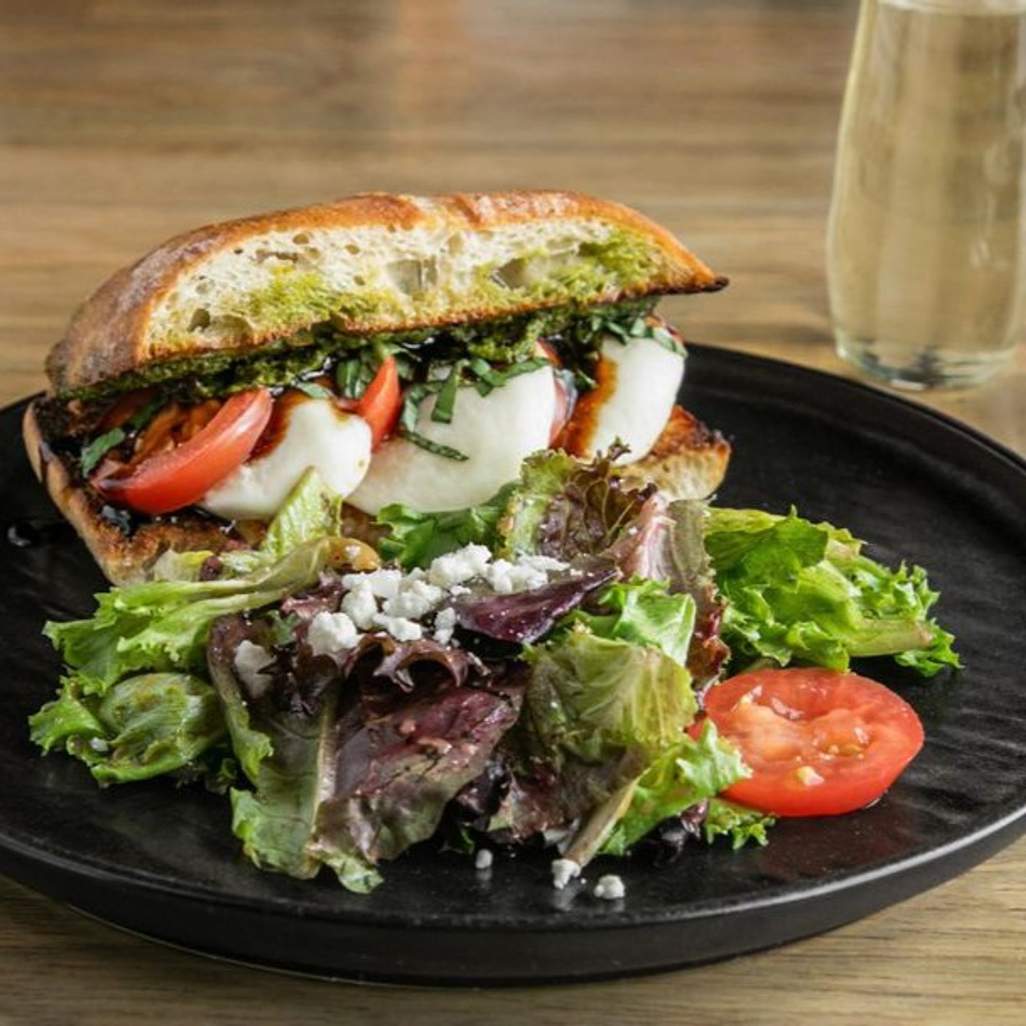 Roasted Caprese Sandwich