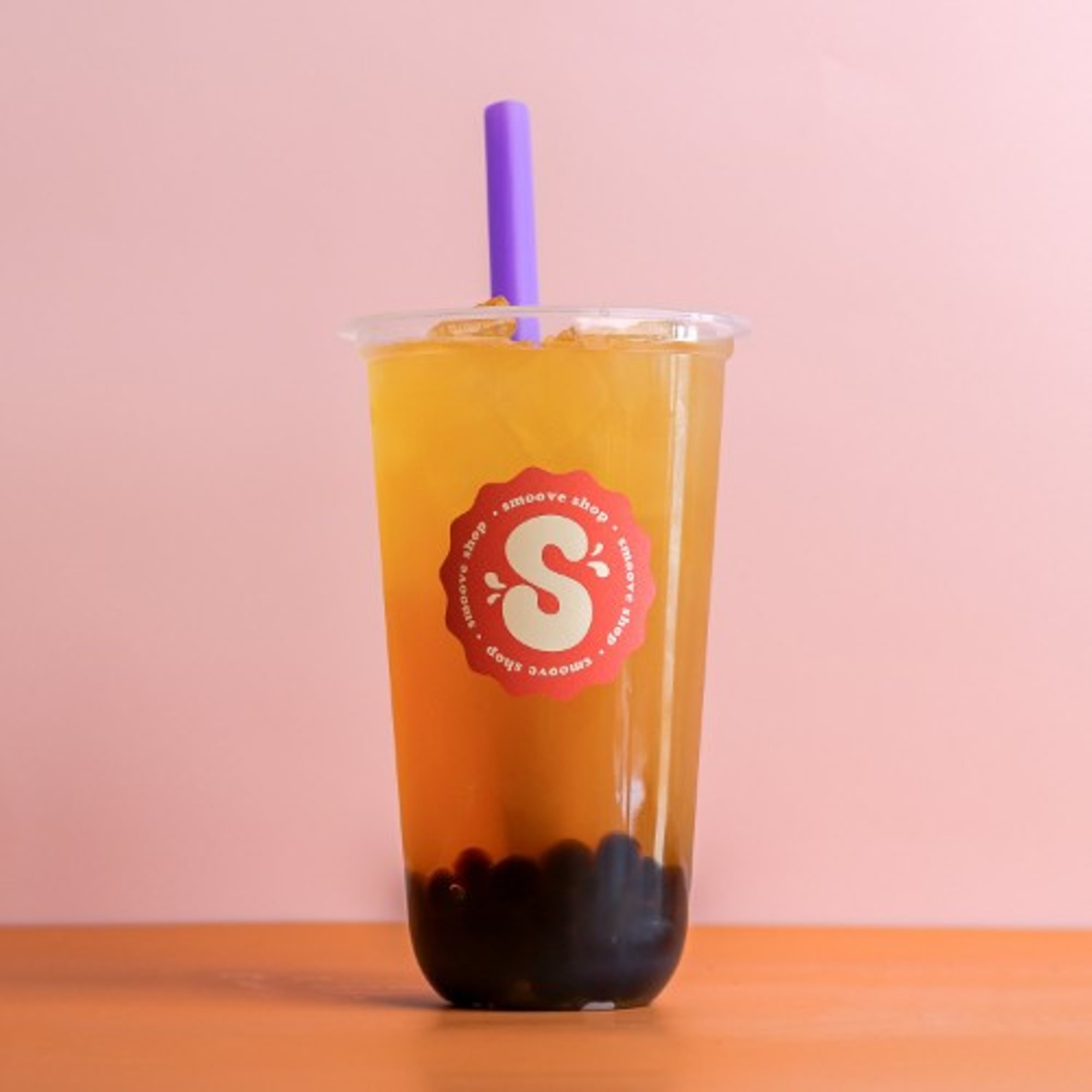 Peach Mango Boba